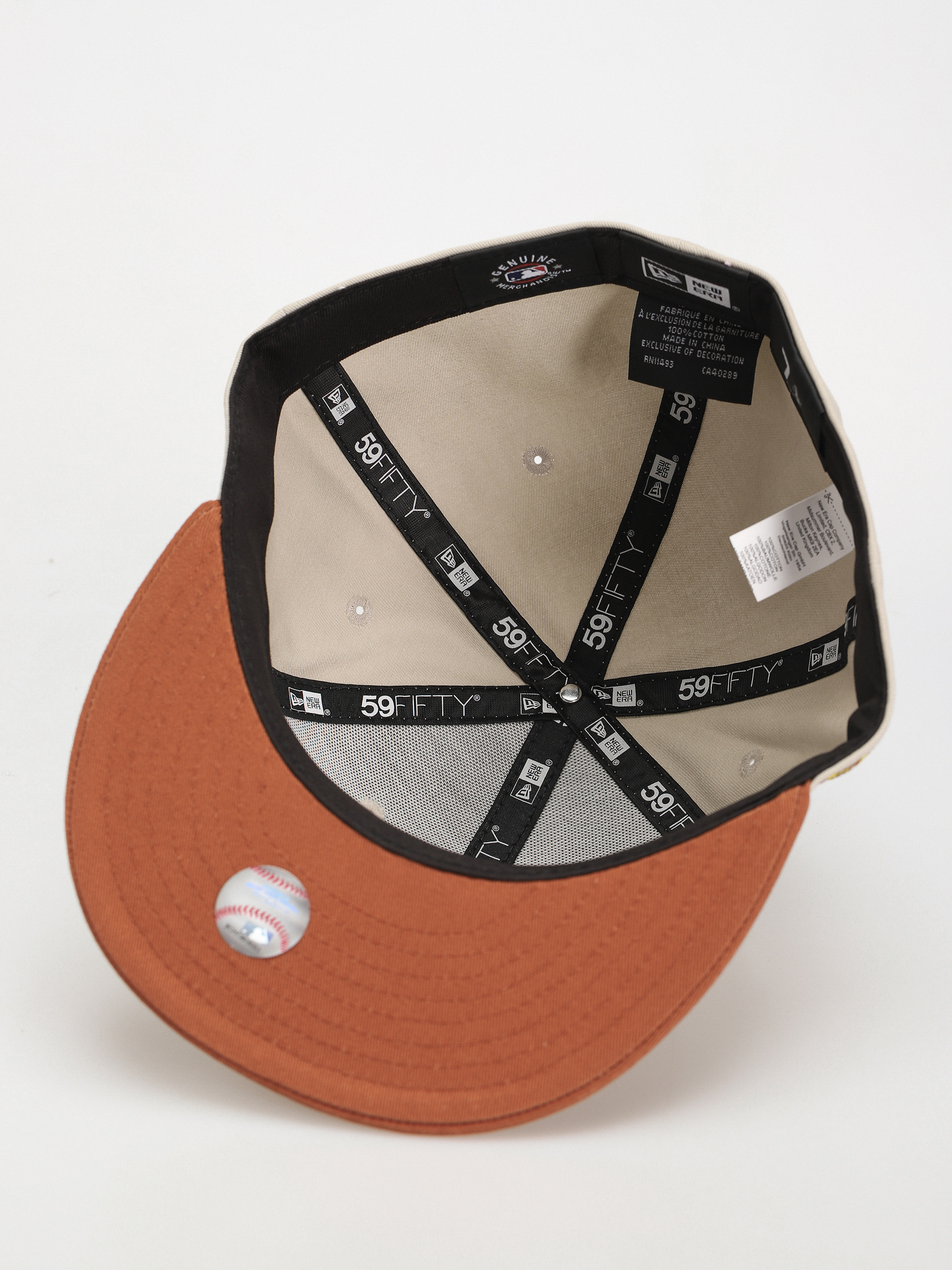 New Era Cap Boucle 59Fifty Anaheim Angels (stone/brown)