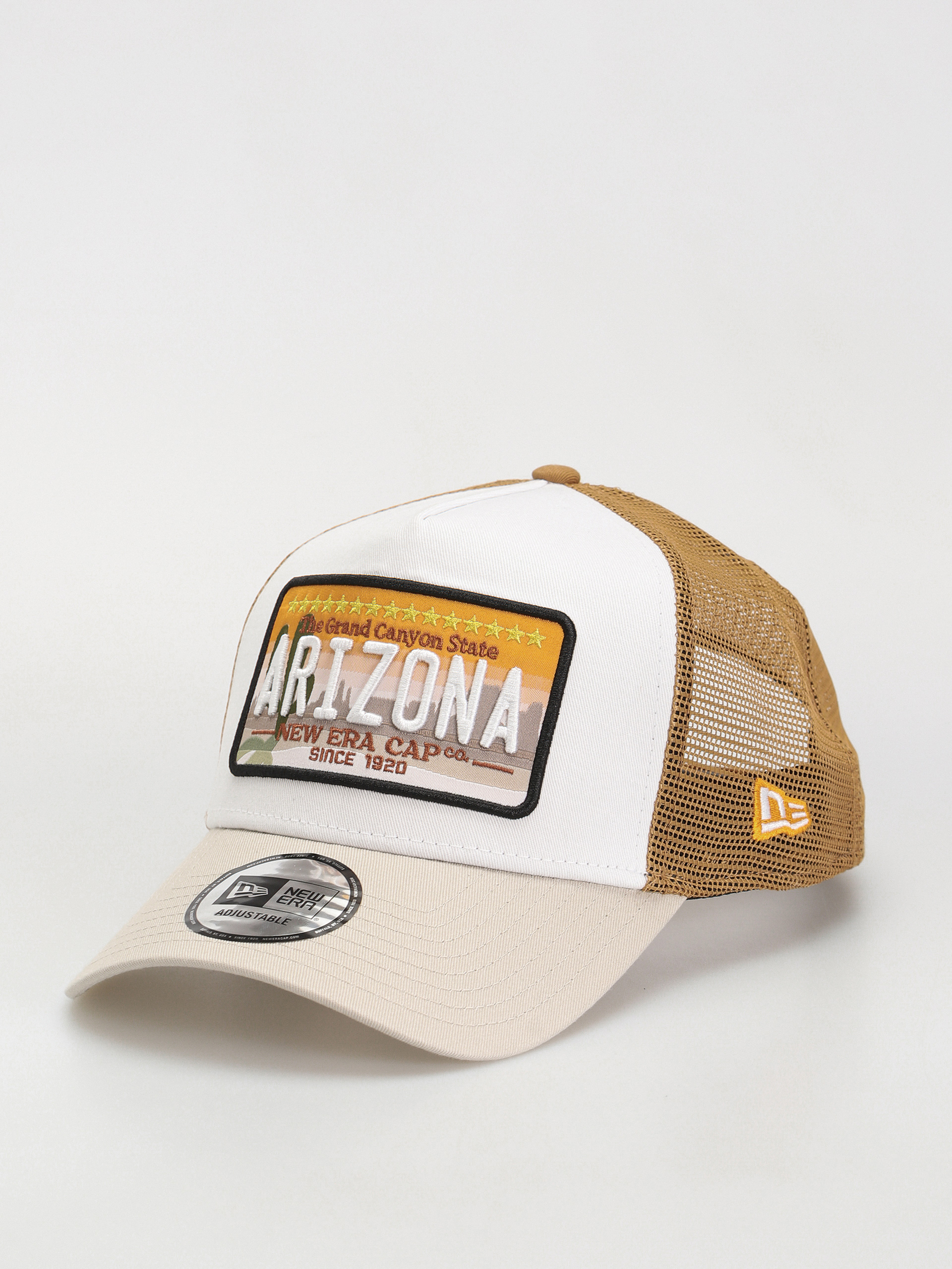 New Era Cap Patch Trucker (stone/white)