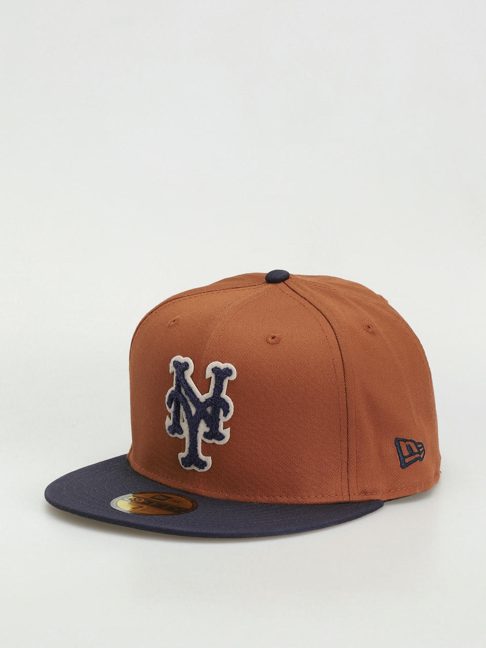 New Era Cap Boucle 59Fifty New York Mets (brown/navy)