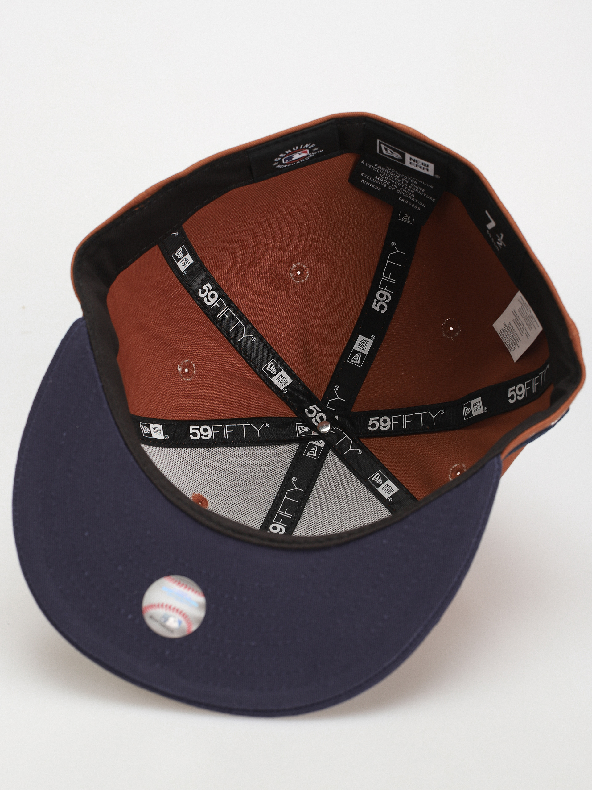 New Era Cap Boucle 59Fifty New York Mets (brown/navy)