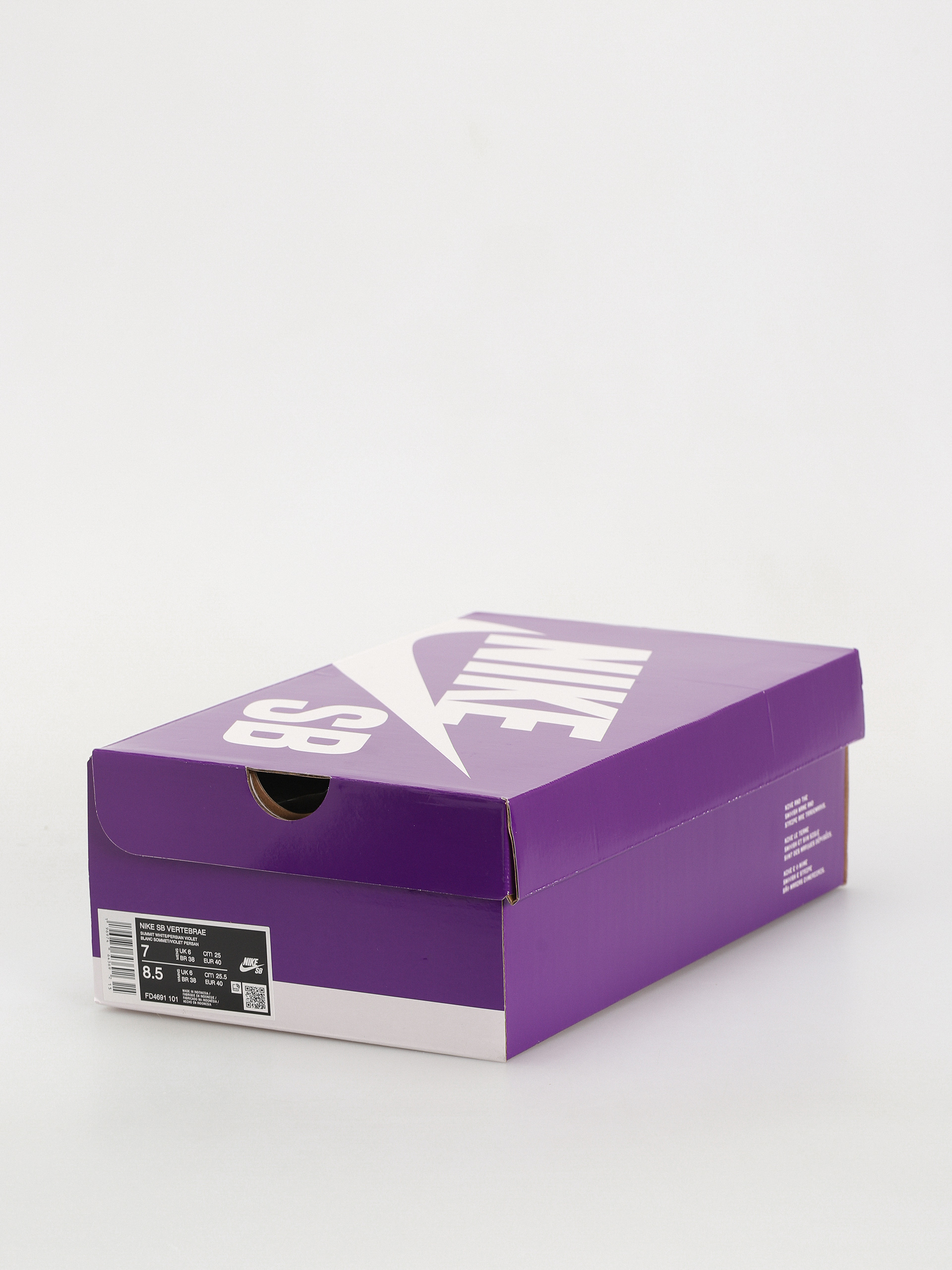 Nike SB Vertebrae Schuhe (summit white/persian violet)