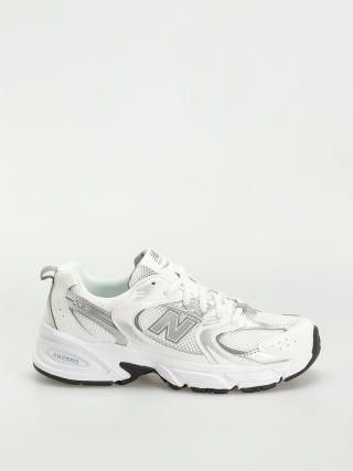 New Balance 530 JR Shoes (whie silver metallic)