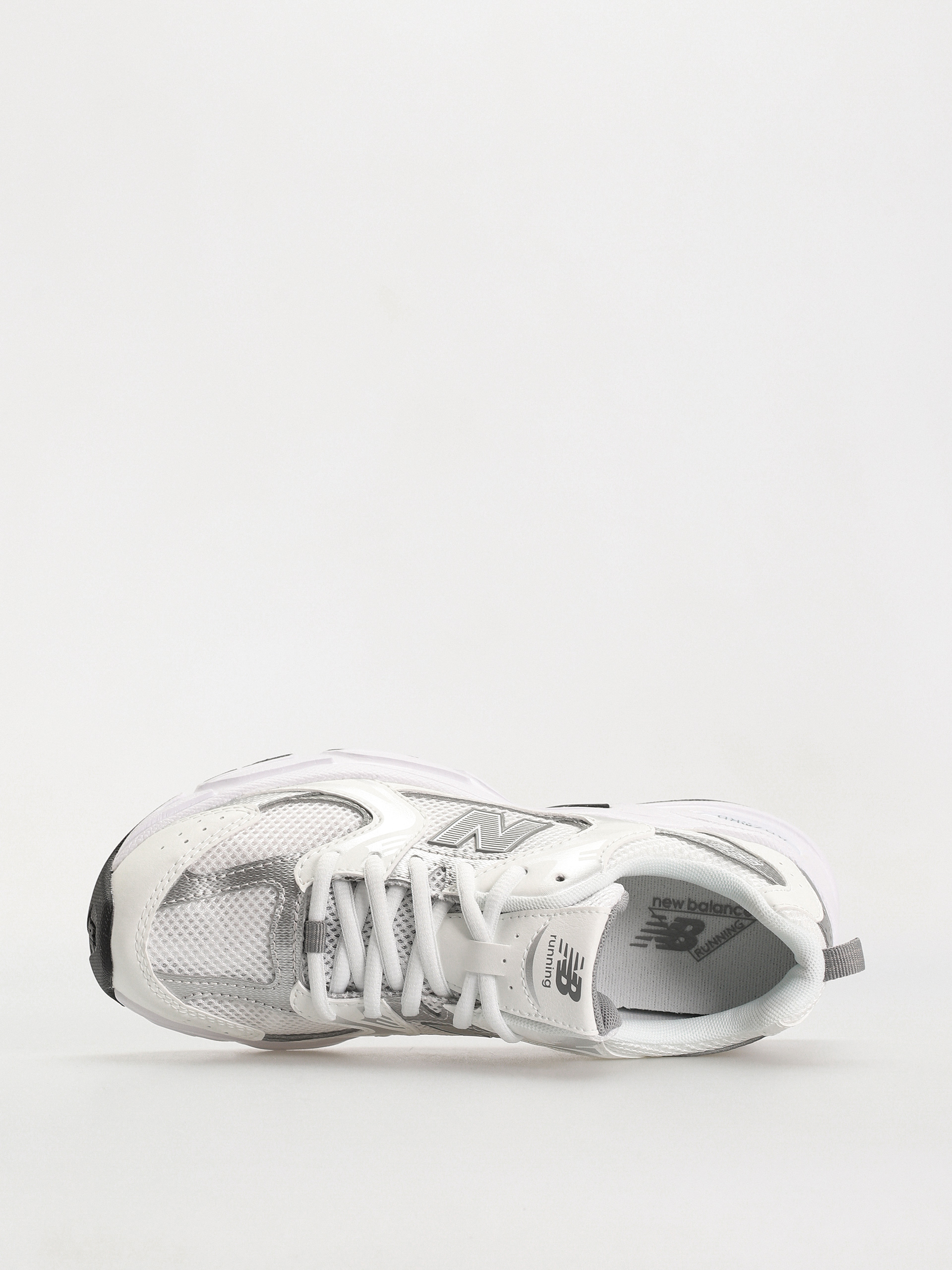 New Balance 530 JR Shoes (whie silver metallic)
