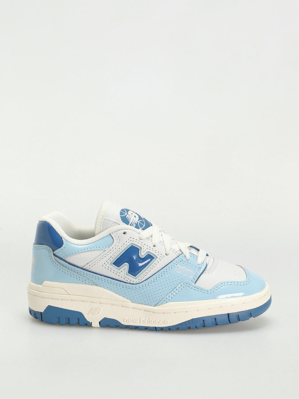 New Balance 550 Schuhe (chrome blue patent)