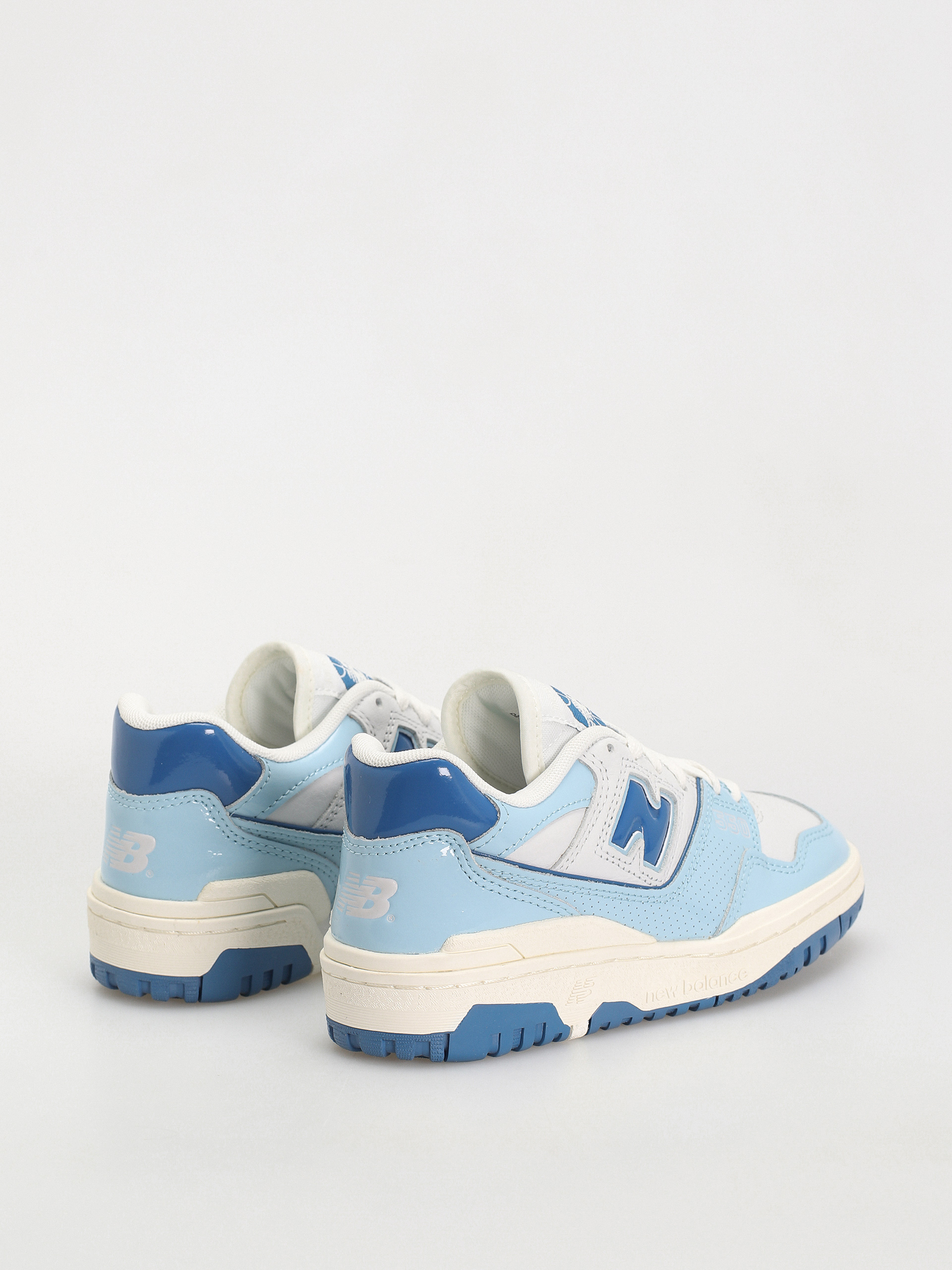 New Balance 550 Schuhe (chrome blue patent)