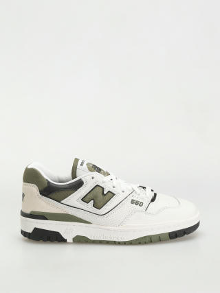 New Balance 550 Schuhe (white dark olivine)