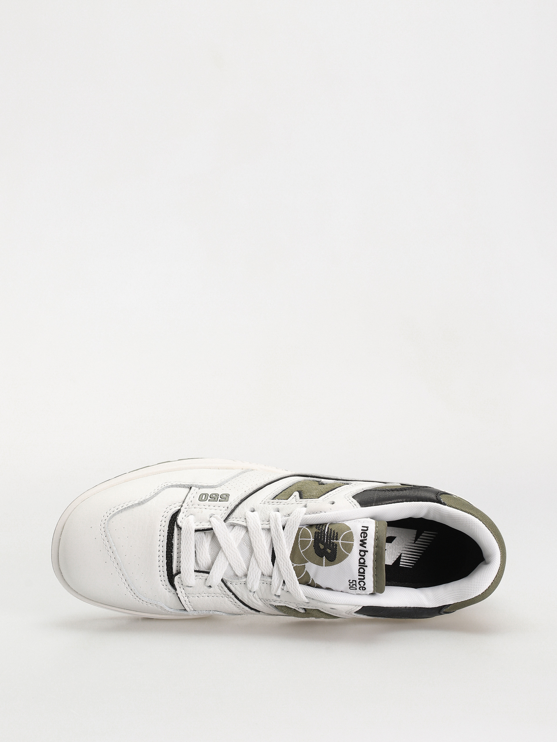 New Balance 550 Shoes - white (white dark olivine)