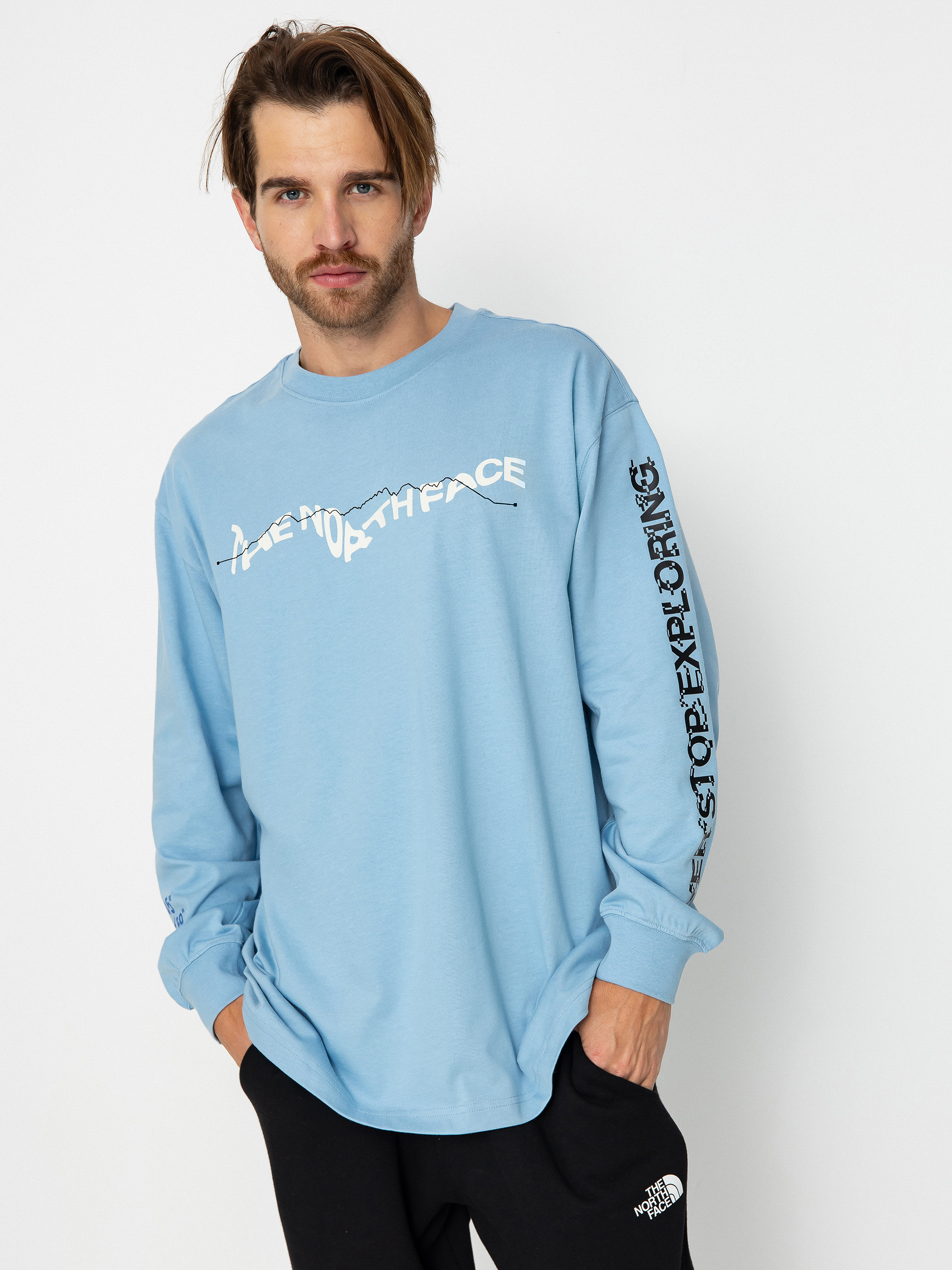 The North Face Nse Graphic Longsleeve (steel blue)