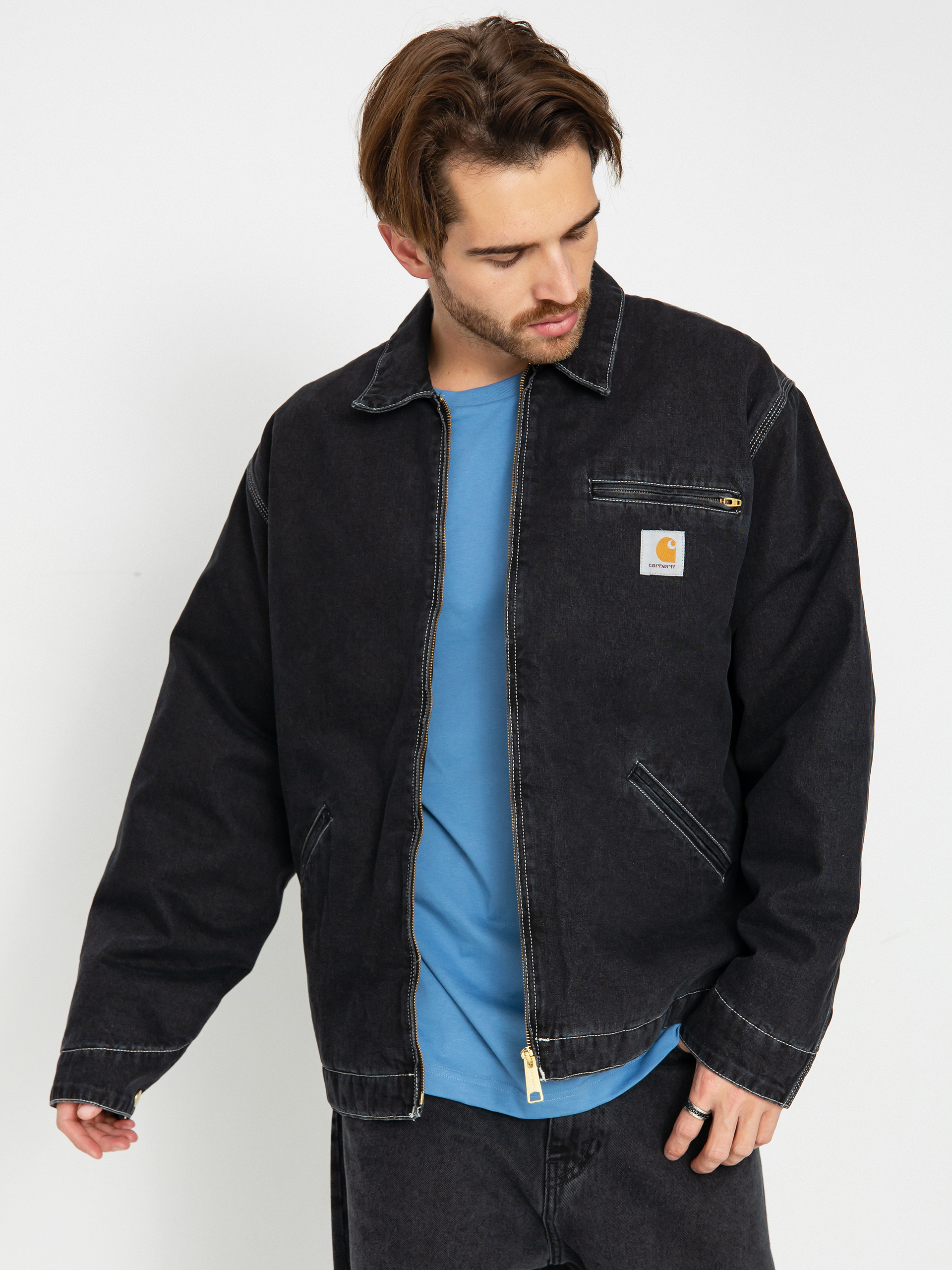 Carhartt WIP OG Detroit Jacke - Schwarz (black)