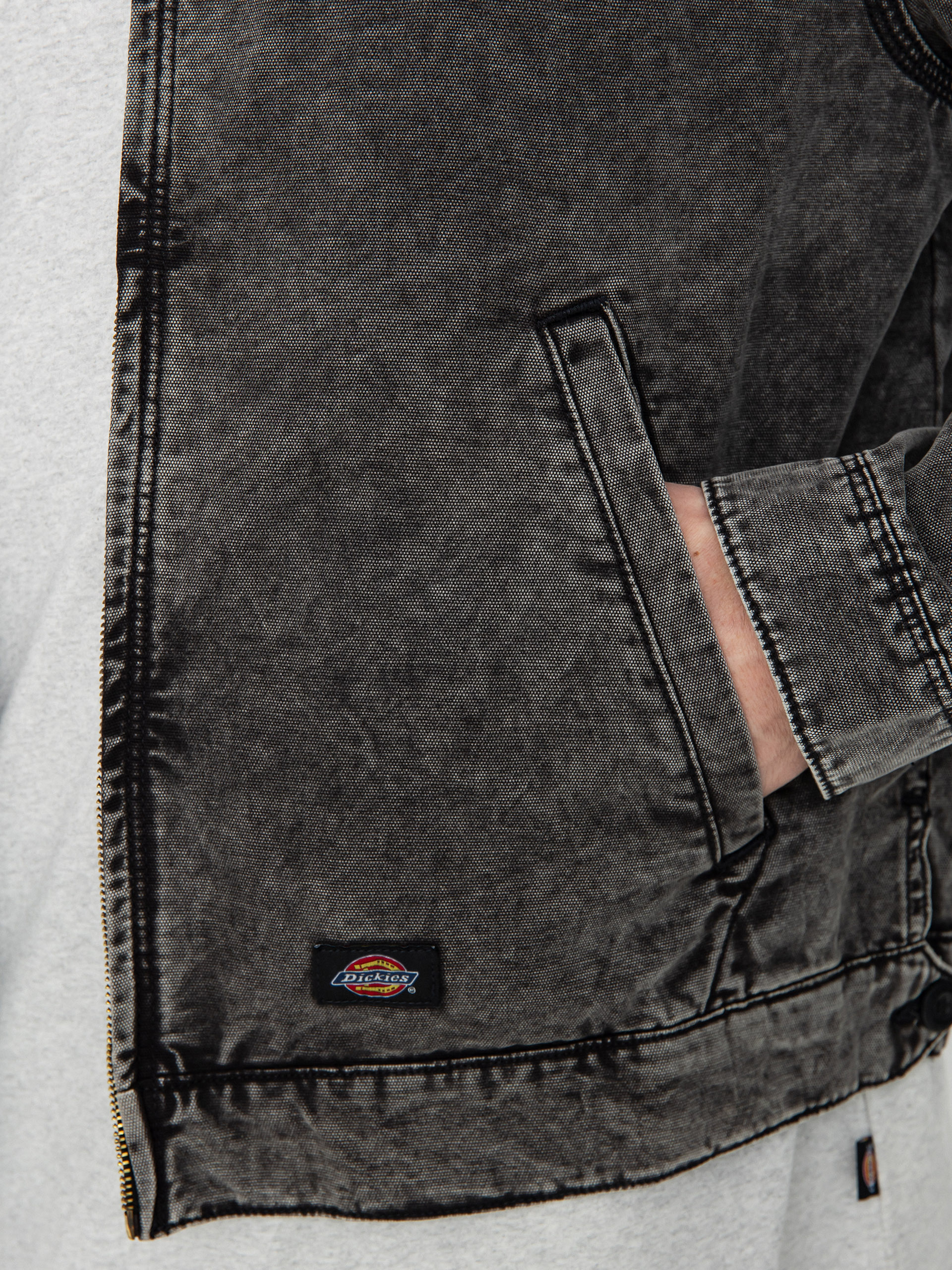 Dickies Newington Jacket (dble dye/acid wash black)