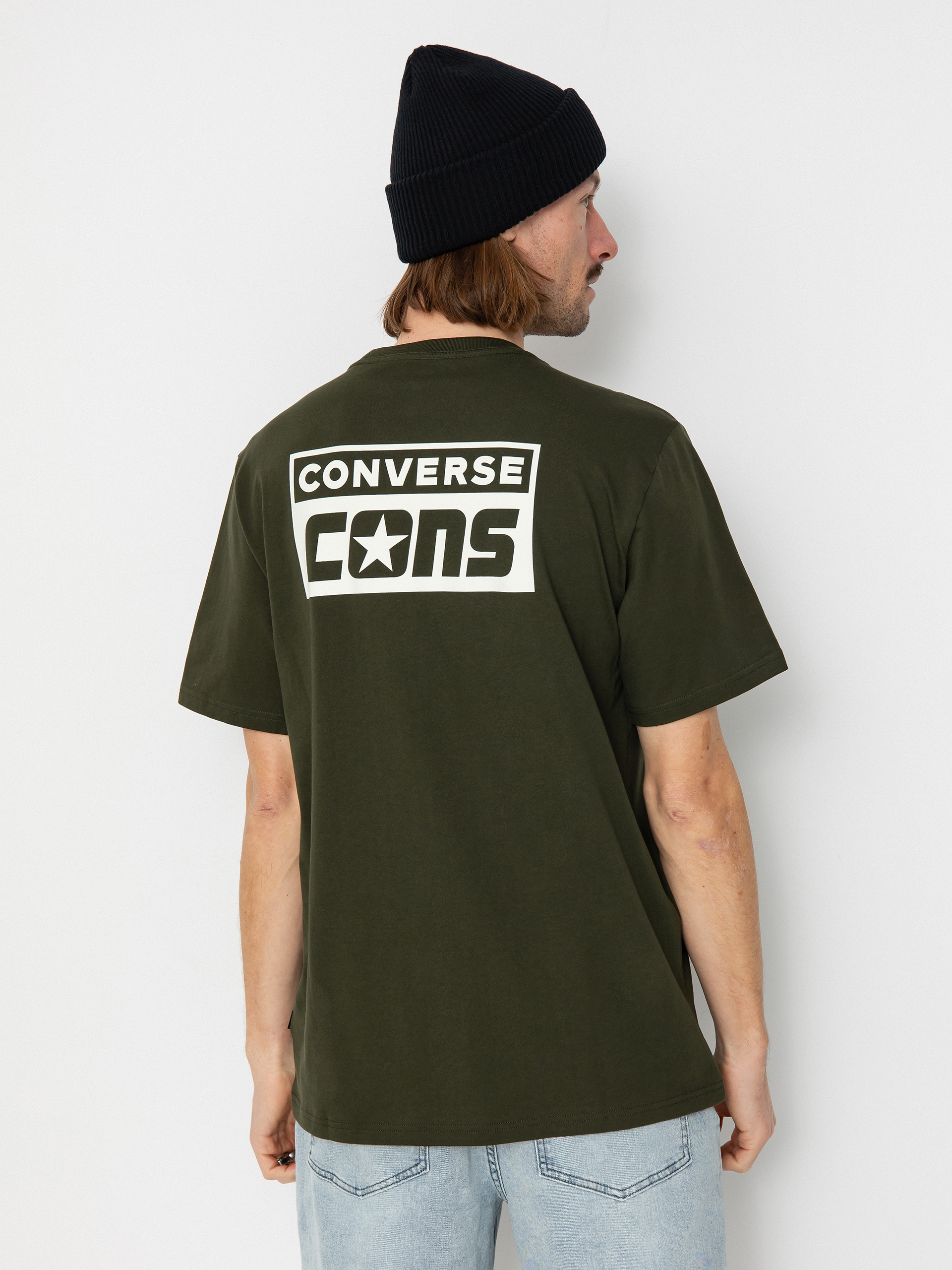 Converse T-Shirt Cons black (black/green)