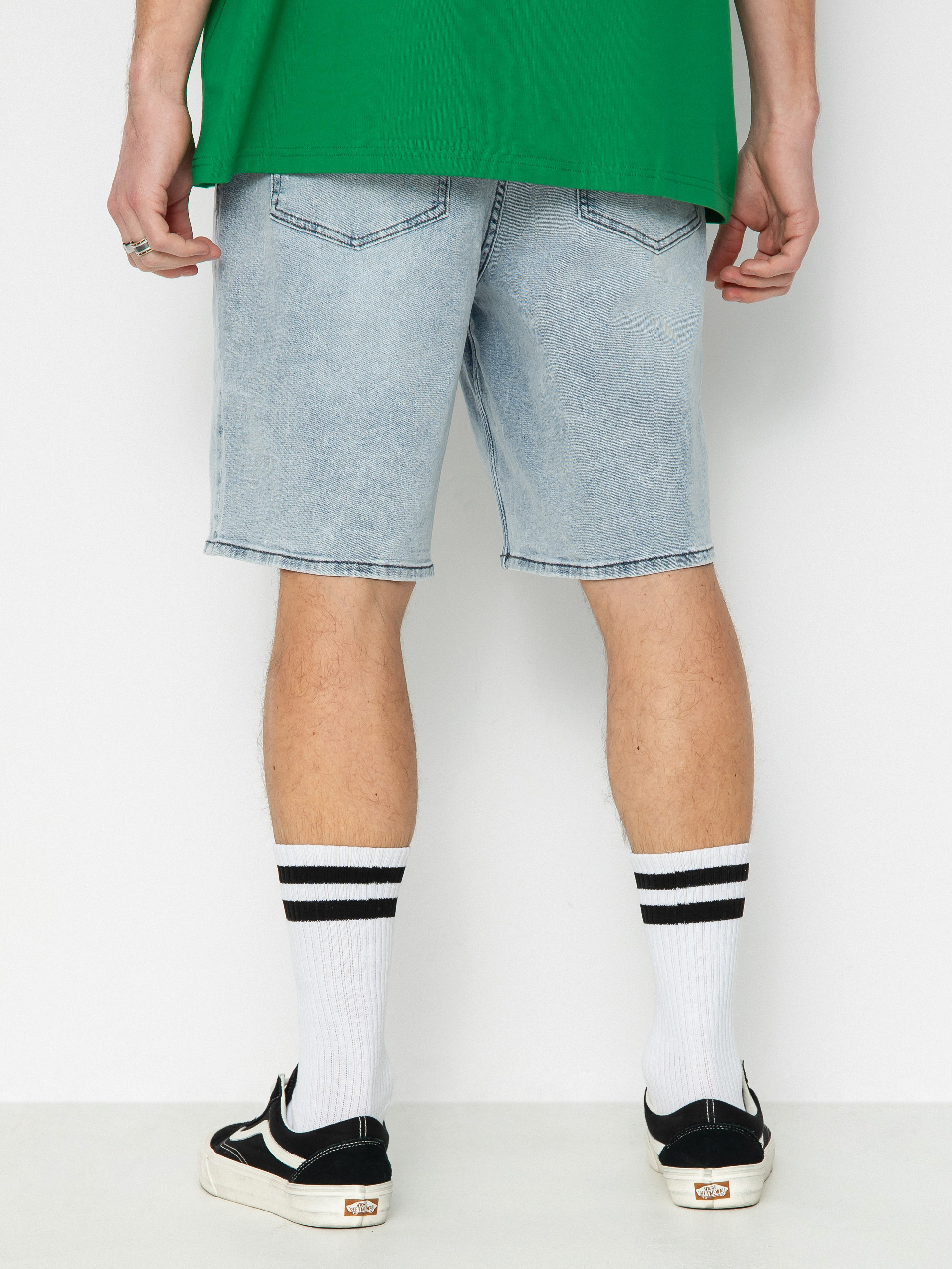 Volcom Billow Denim Shorts (desert dirt indigo)