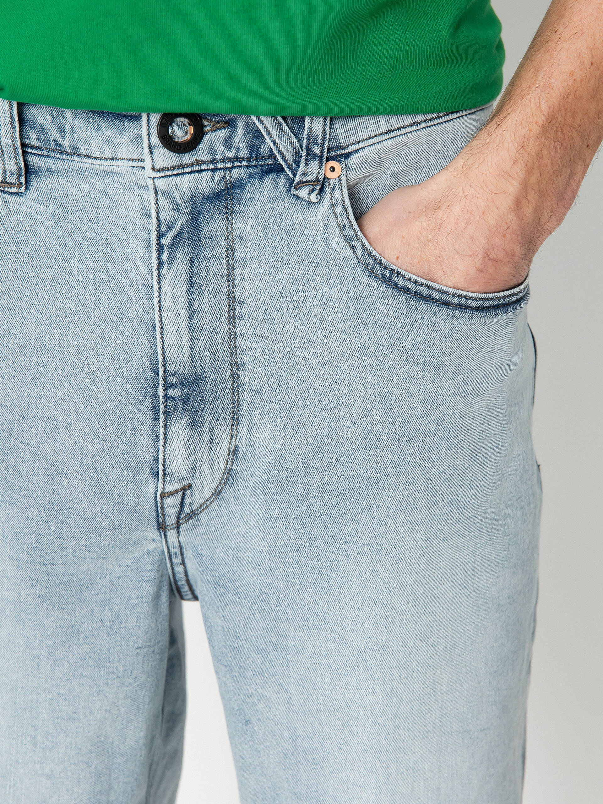 Volcom Billow Denim Shorts (desert dirt indigo)