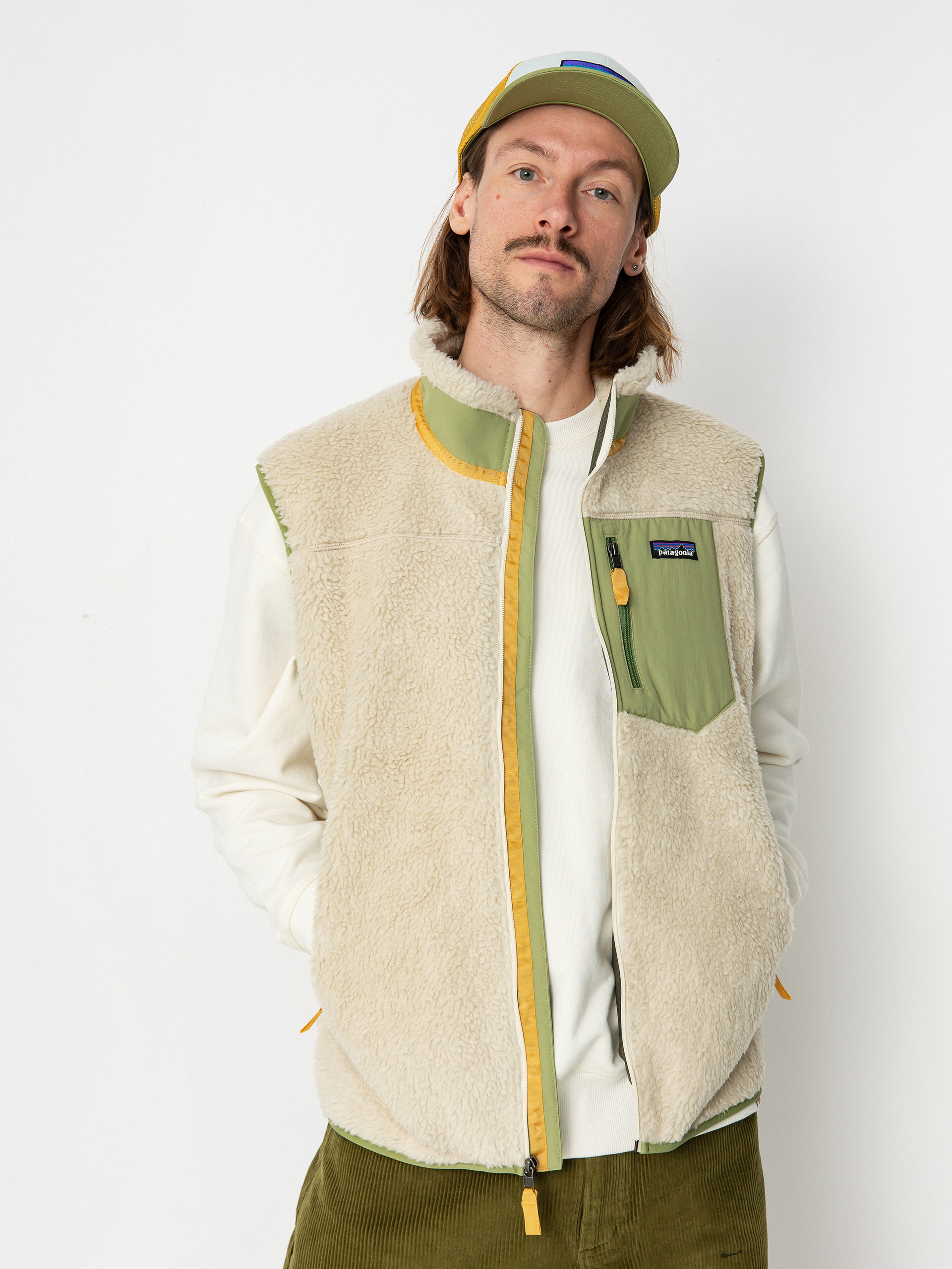 Patagonia Classic Retro X Vest (dark natural buckhorn green)