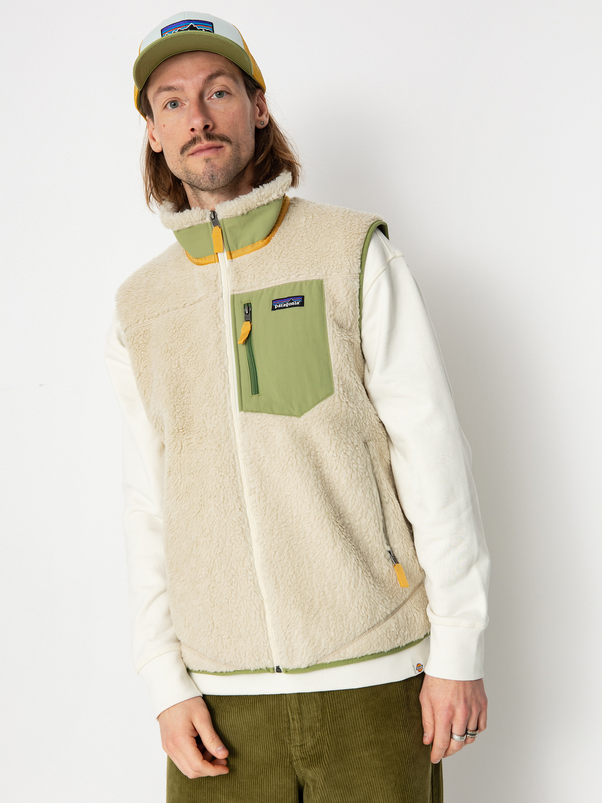 Patagonia Classic Retro X Vest (dark natural buckhorn green)