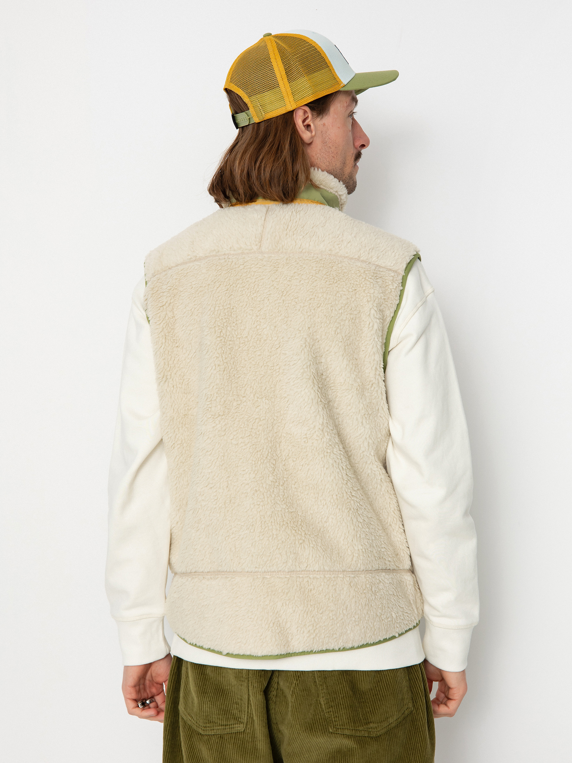 Patagonia Classic Retro X Vest - beige (dark natural buckhorn green)