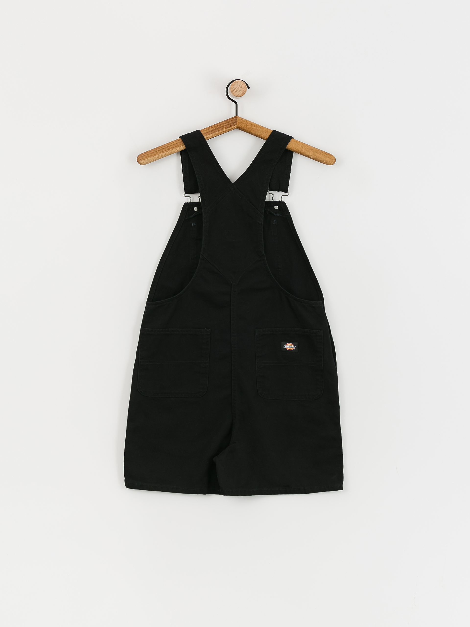 Dickies Duck Canvas Bib Wmn Shorts (stone washed black)