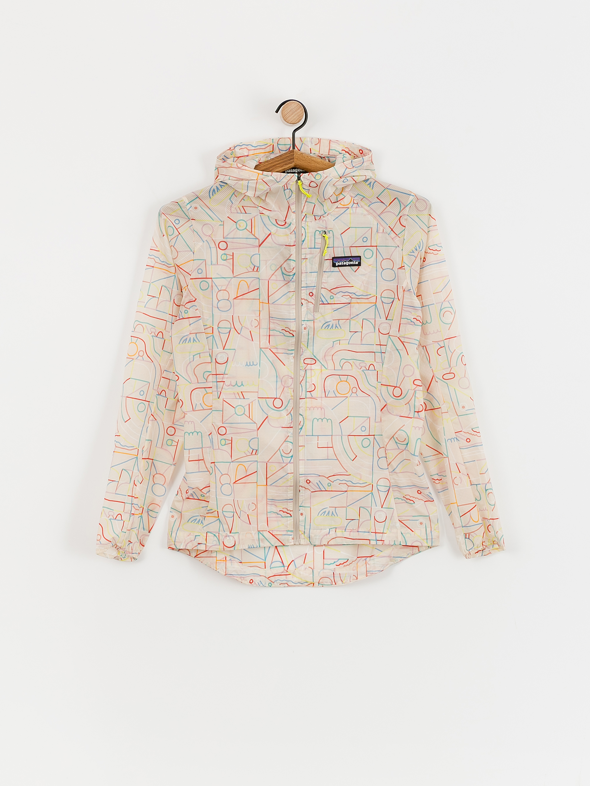 Patagonia Houdini Wmn Jacke (lose yourself outline pumice)