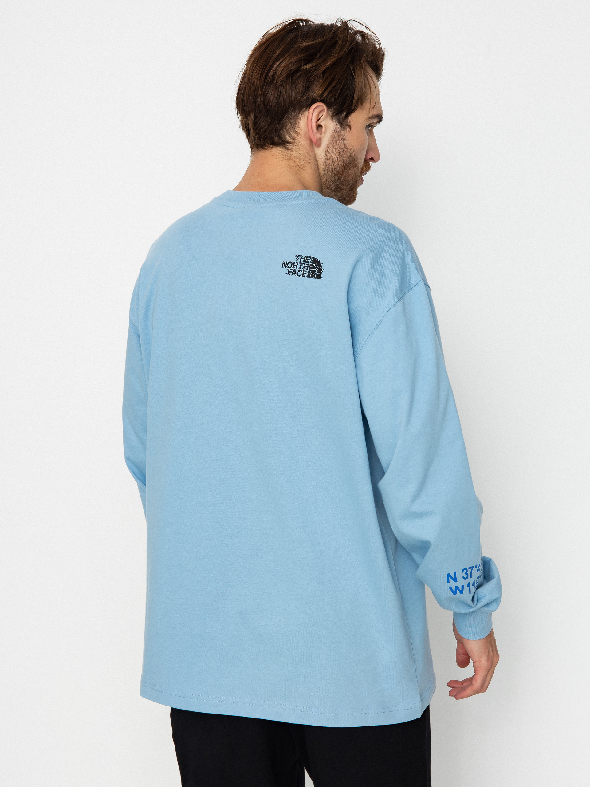 The North Face Nse Graphic Longsleeve (steel blue)