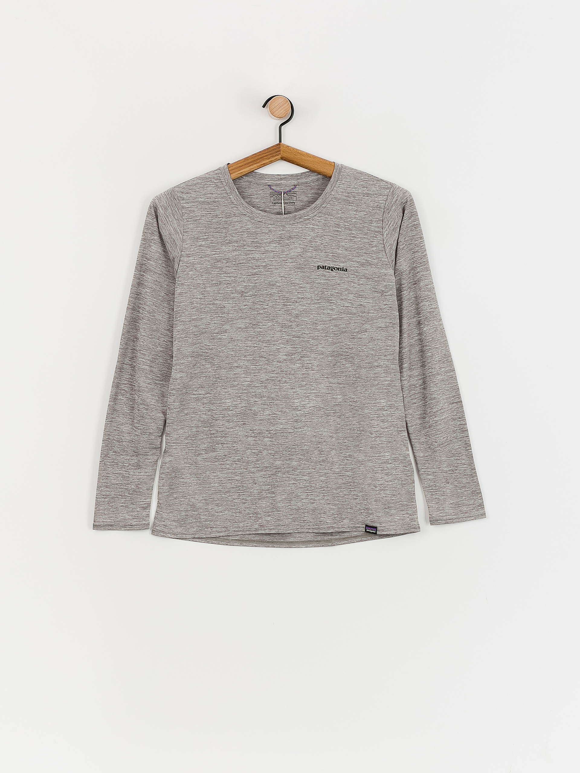 Patagonia Cap Cool Daily Graphic Wmn Longsleeve (fitz roy trout feather grey)