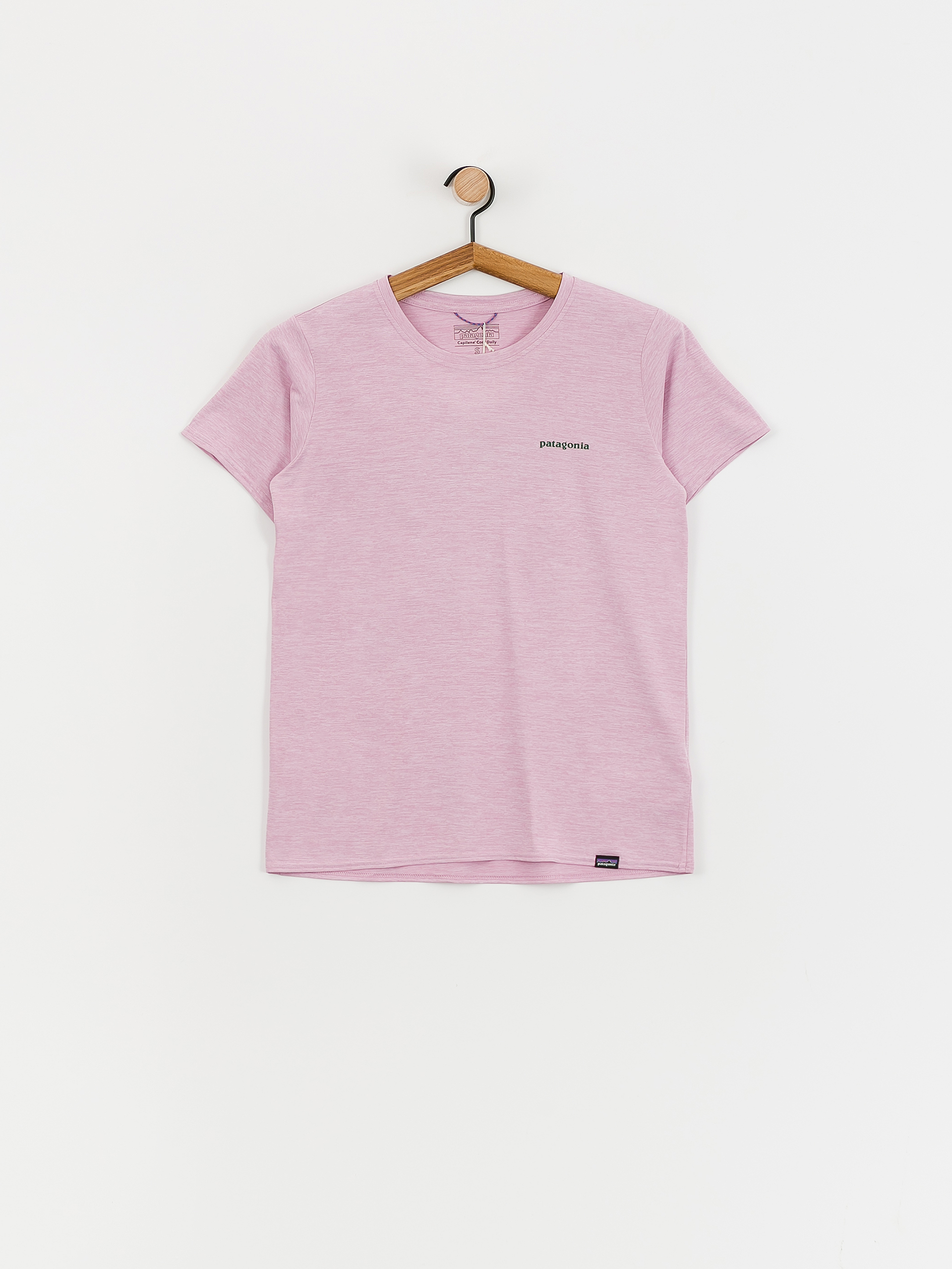 Patagonia Cap Cool Daily Graphic Wmn T-Shirt (boardshort logo milkweed mauve x-dye)