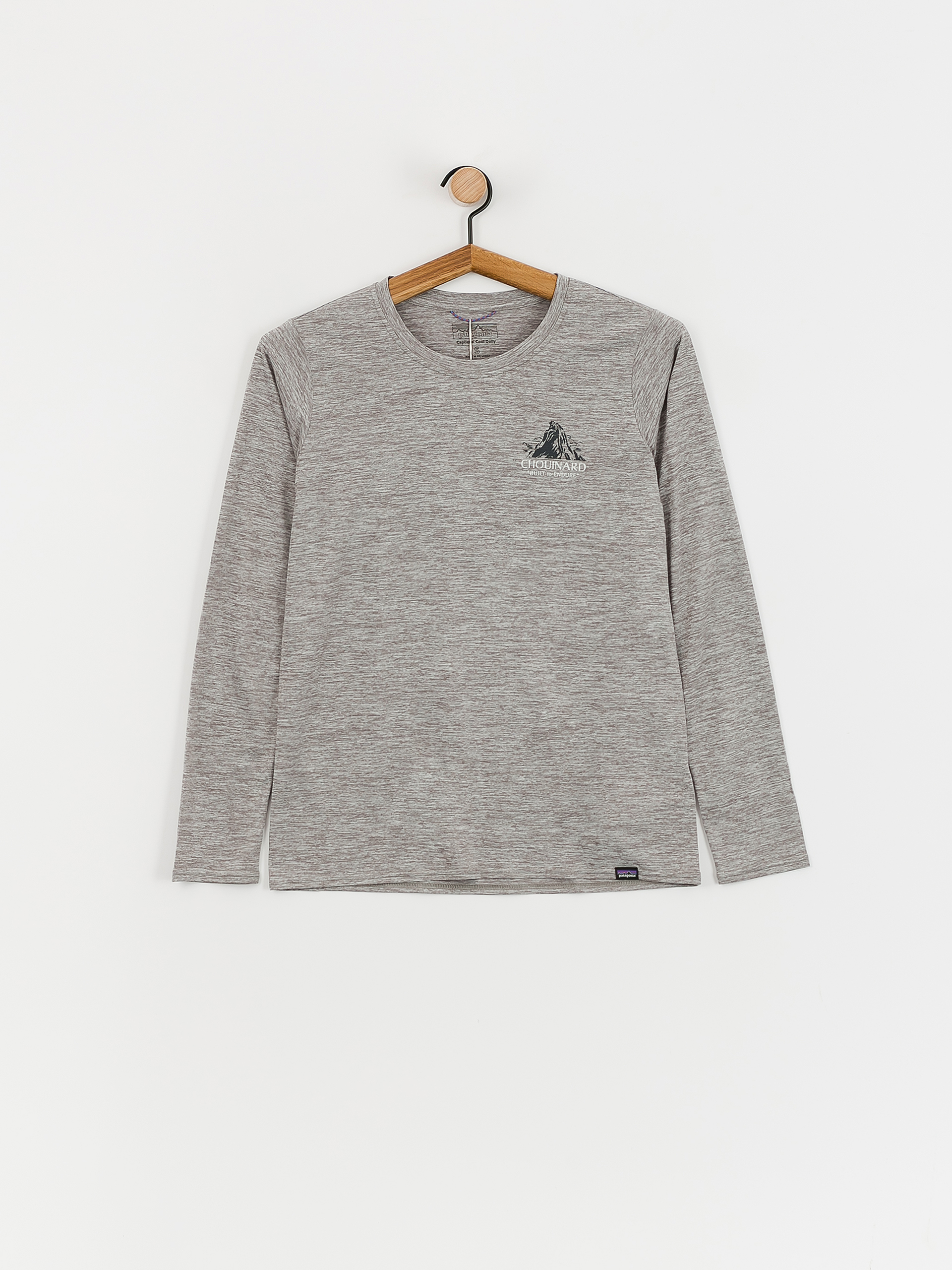 Patagonia Cap Cool Daily Graphic Wmn Longsleeve (chouinard crest feather grey)