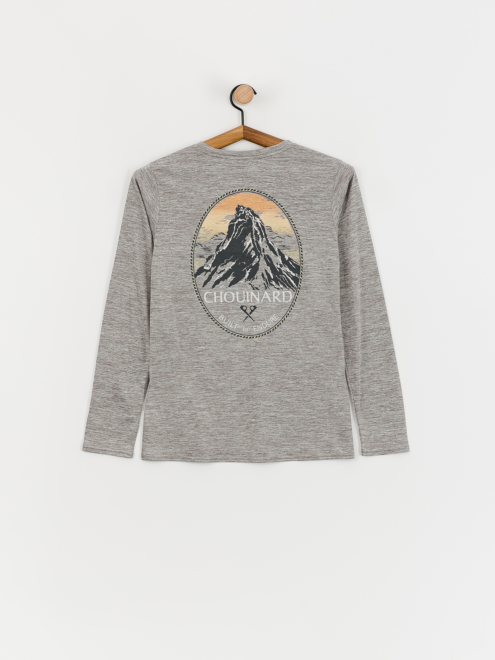 Patagonia Cap Cool Daily Graphic Wmn Longsleeve (chouinard crest feather grey)