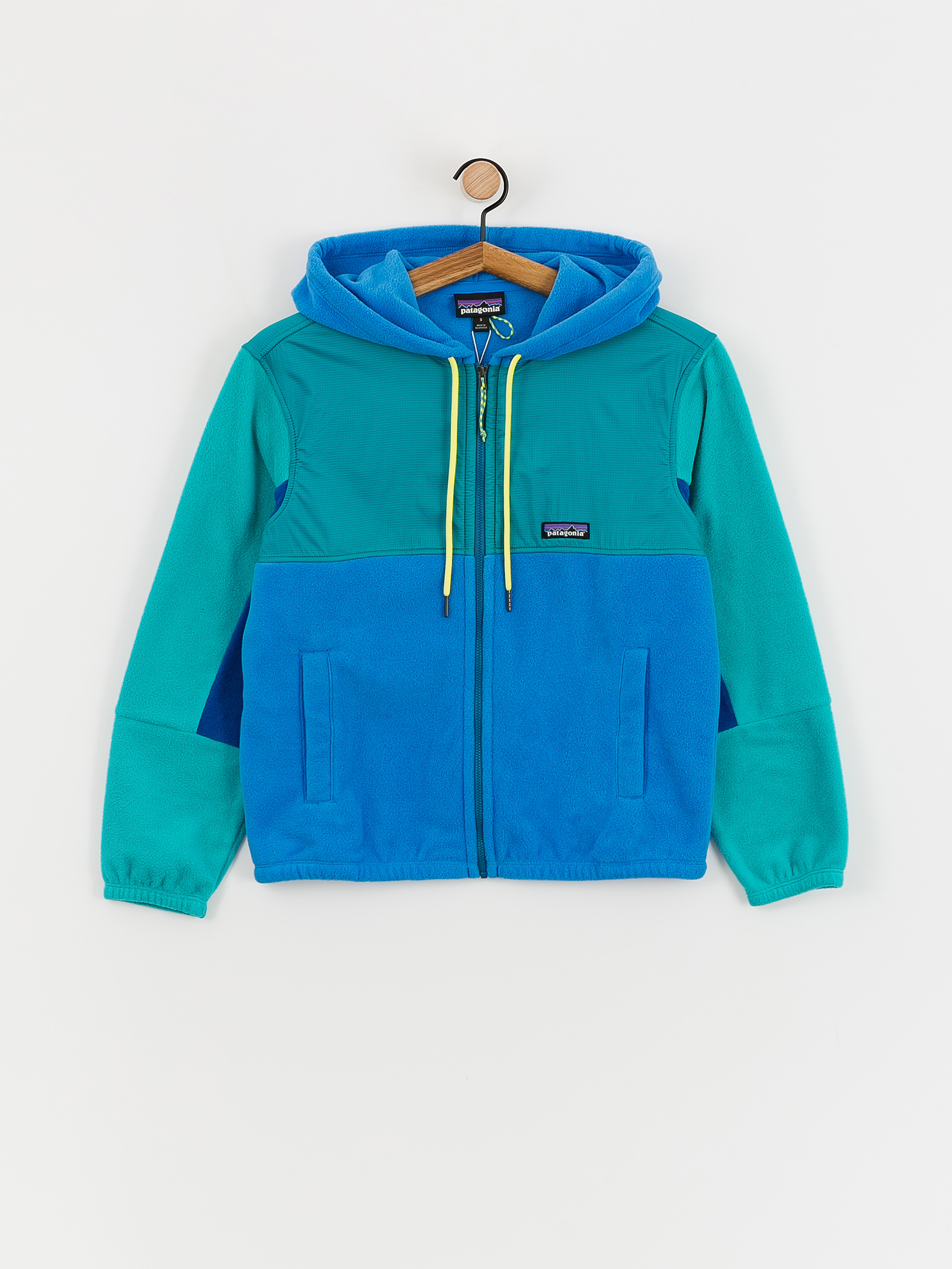 Damen Patagonia Microdini Hoody Fleece Jacke (vessel blue)