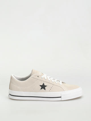 Converse One Star Pro Shoes (bone)