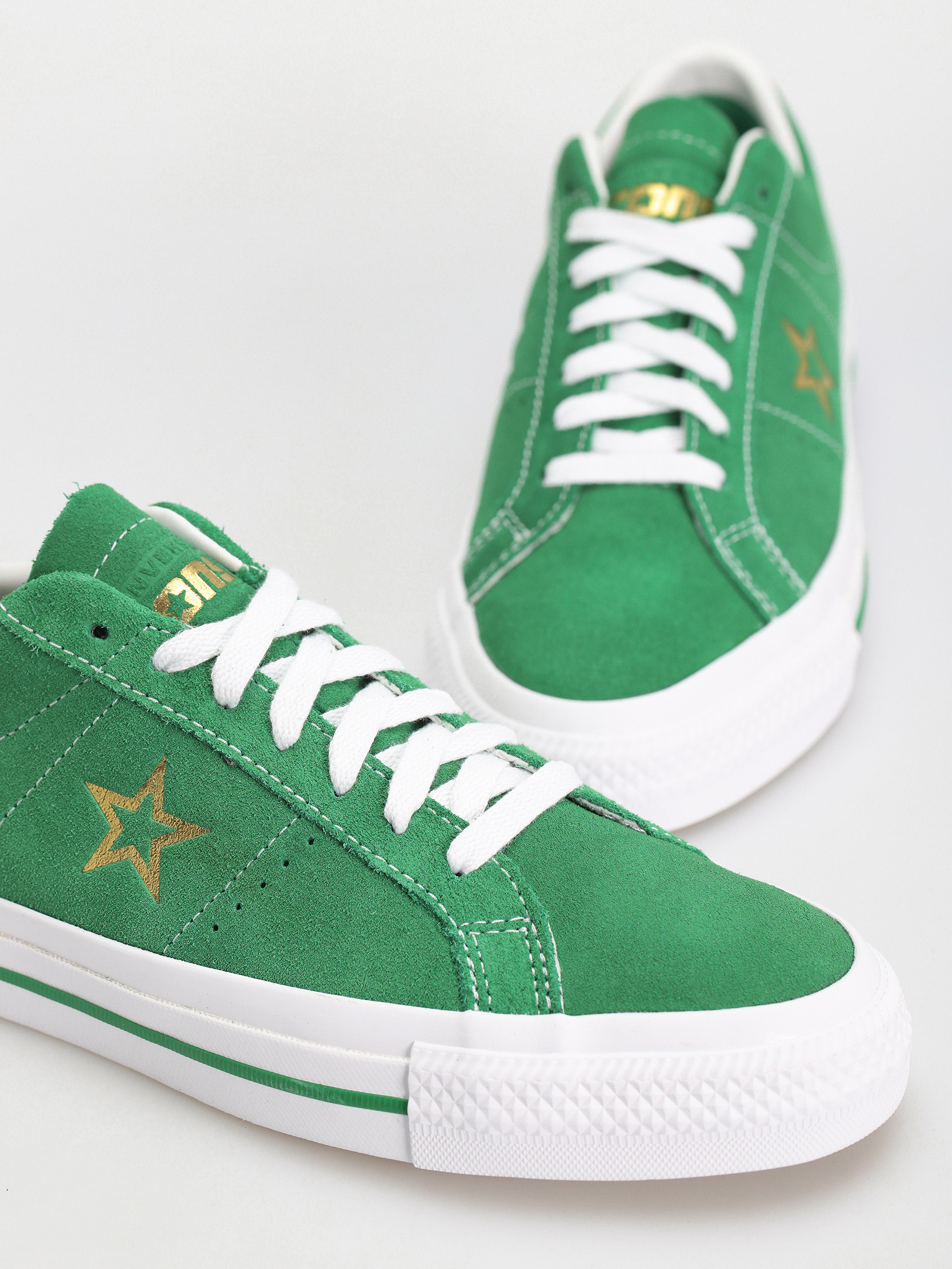 Converse One Star Pro Shoes (pine green)