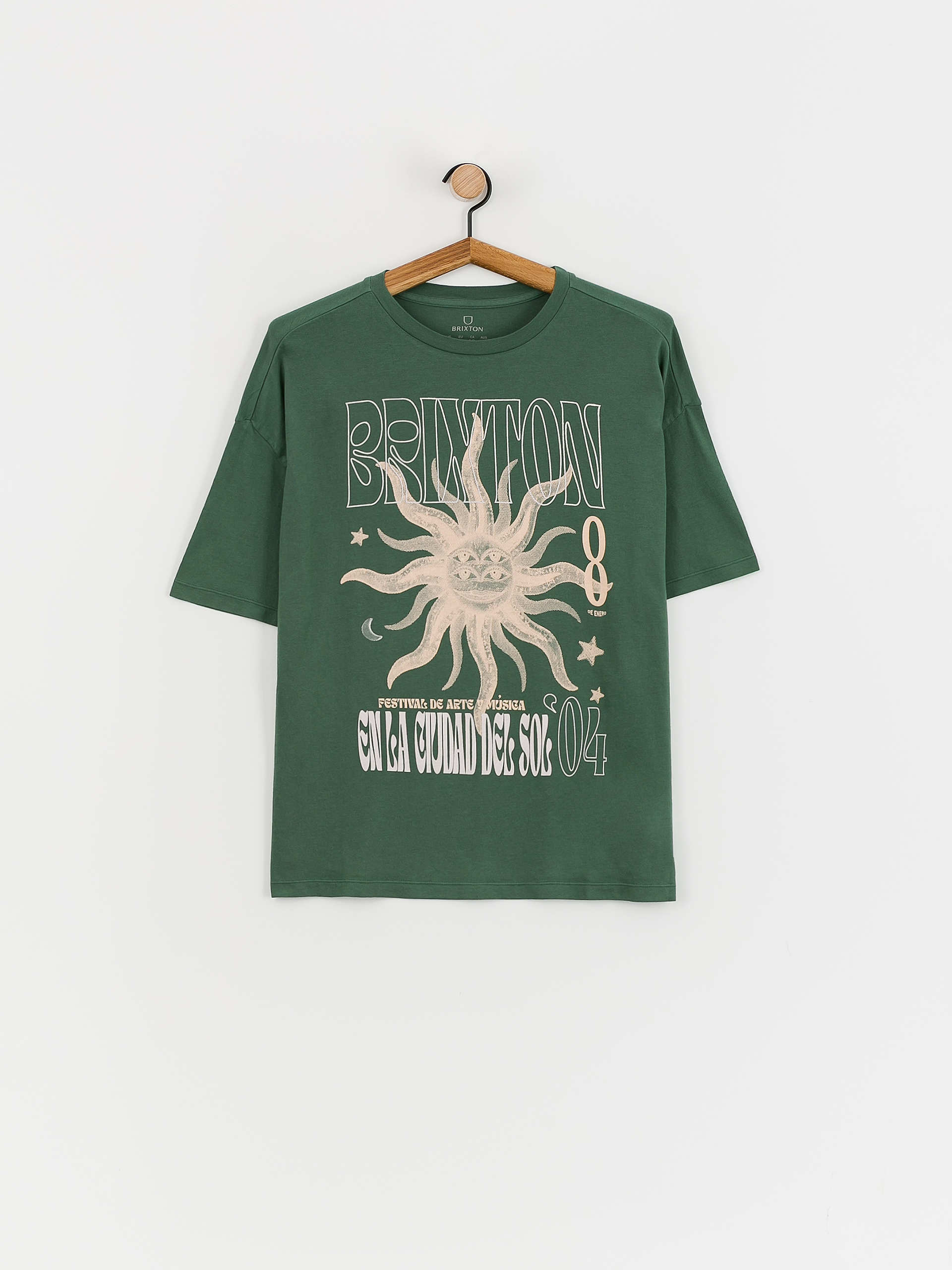 Brixton El Festival Oversized Bf Wmn T-Shirt (trekking green)