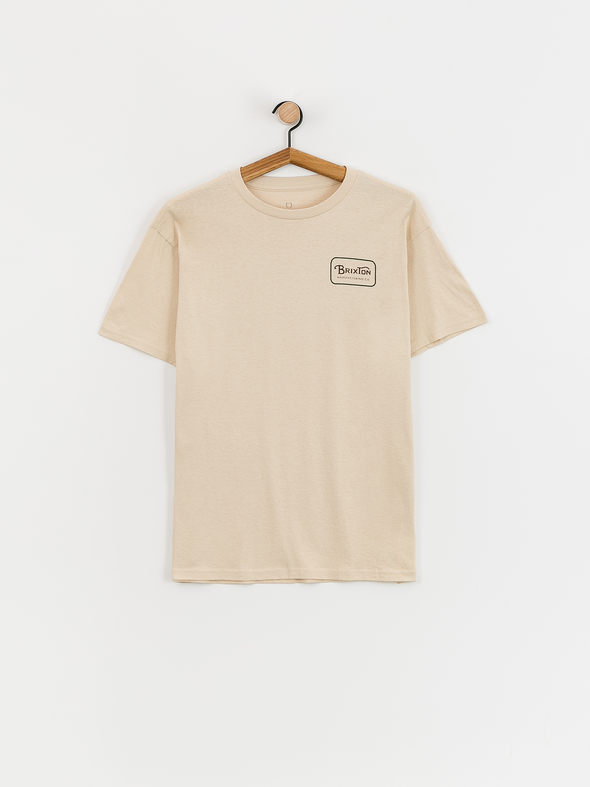 Brixton Grade Stt T-Shirt (cream/trekking green/sepia)