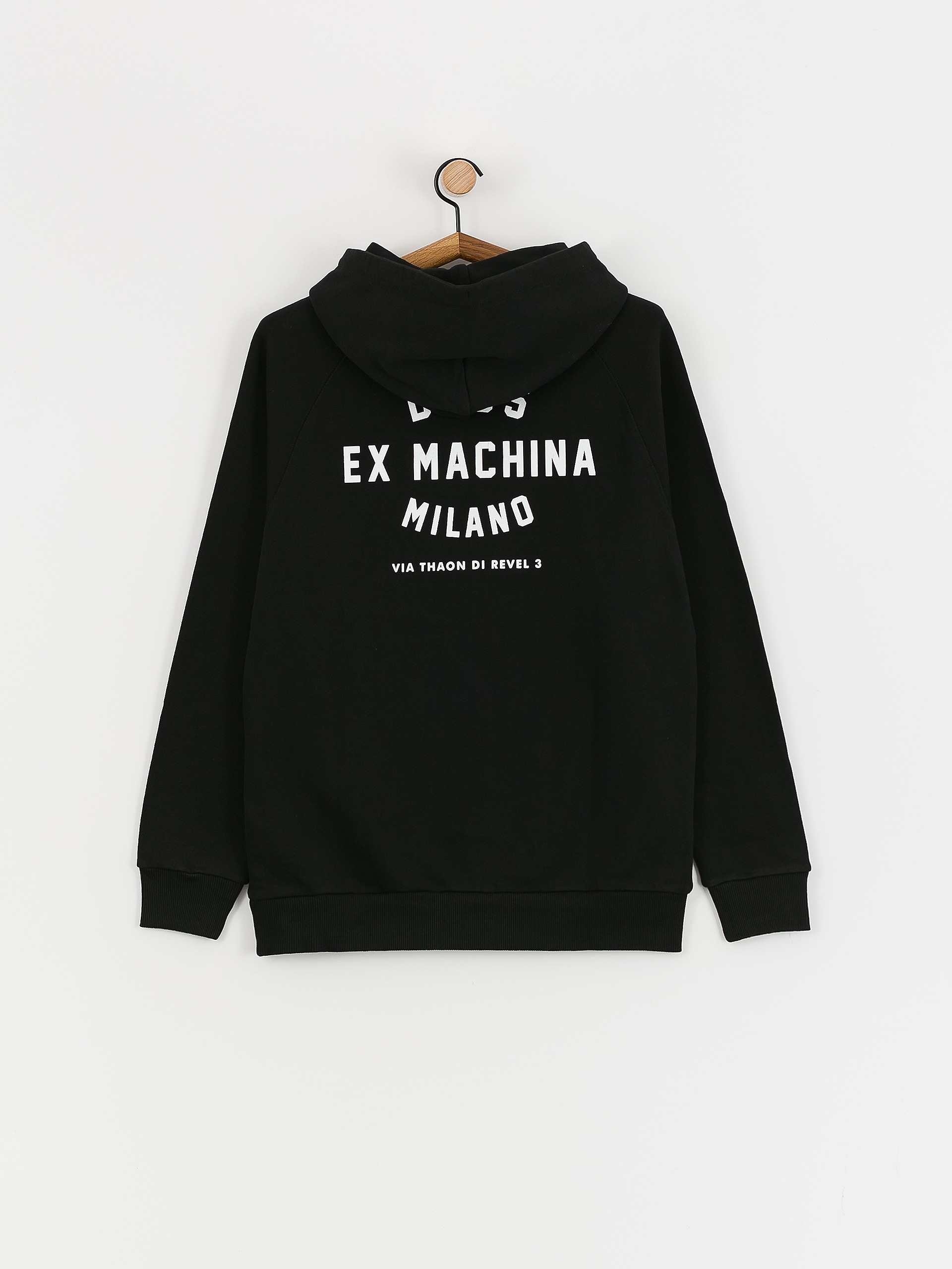 Deus Ex Machina Milano Address HD Hoodie - black (black)