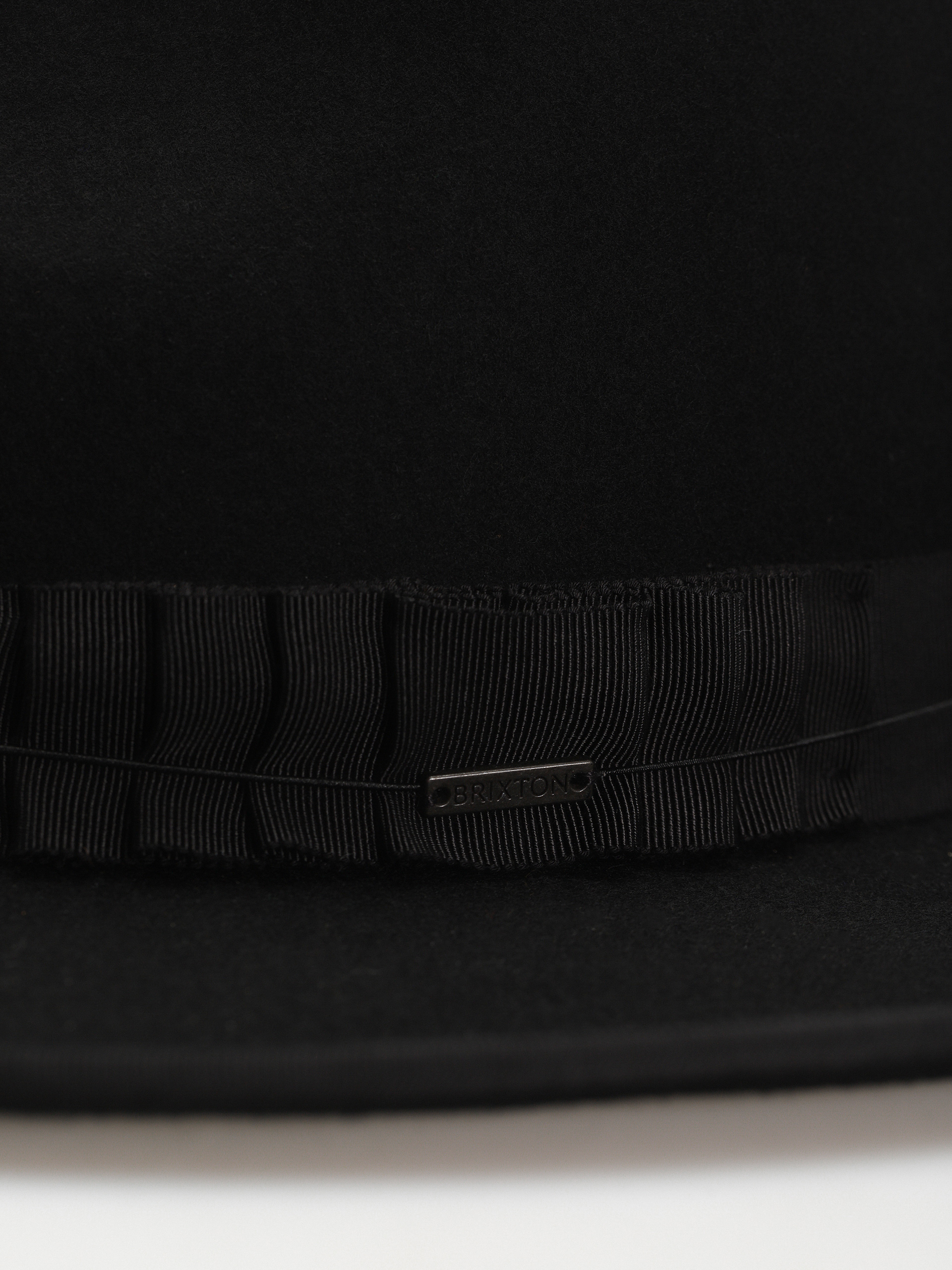 Brixton Reno Fedora Hut/Schibermütze (black/black)