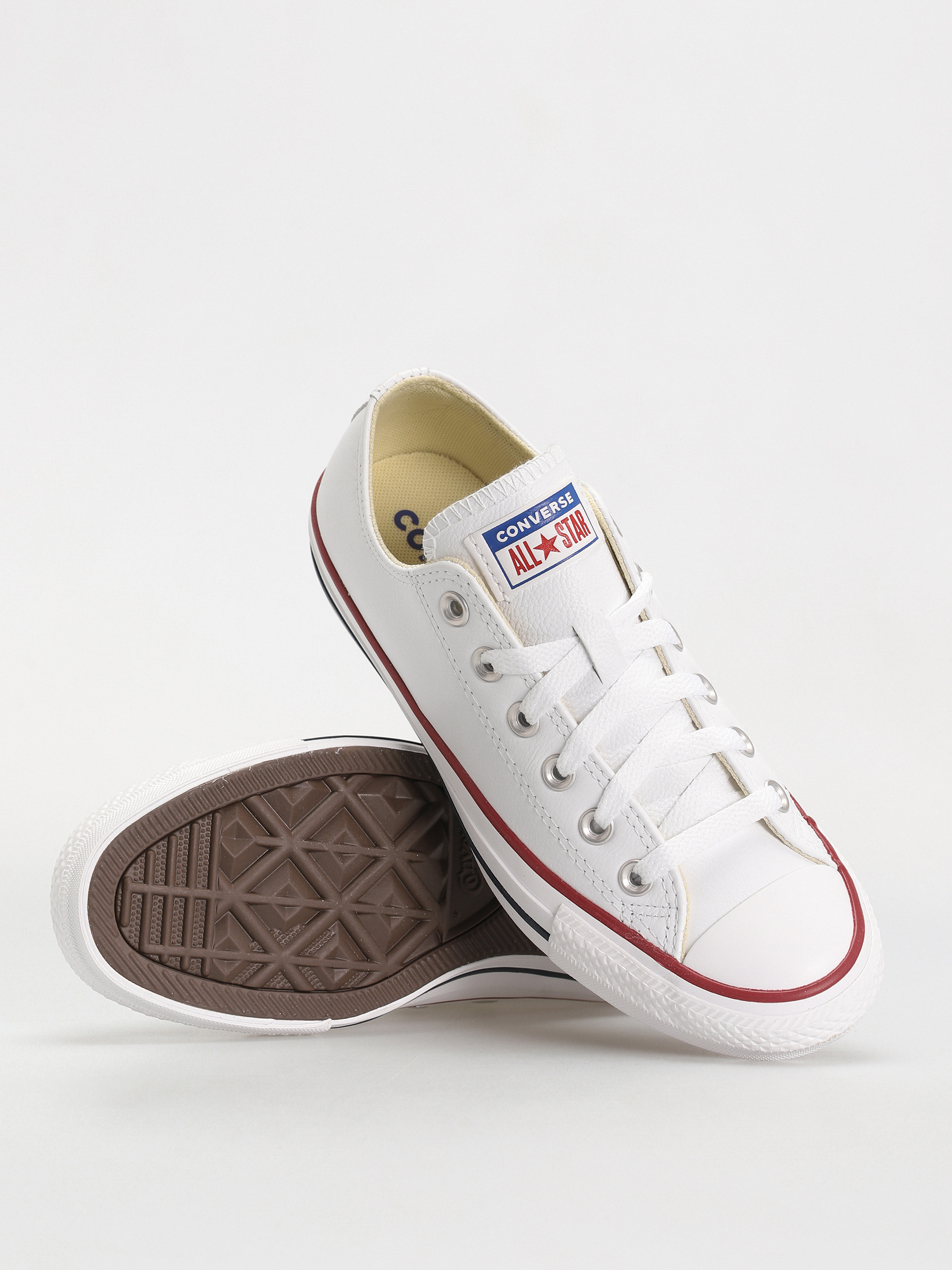 All star white leather online