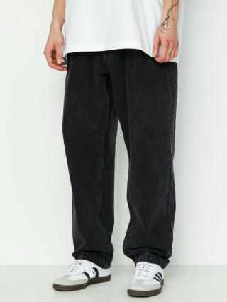 OBEY Fubar Pleated Denim Hose (faded black)