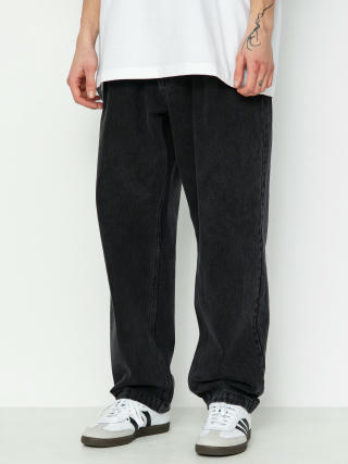 OBEY Fubar Pleated Denim Pants (faded black)