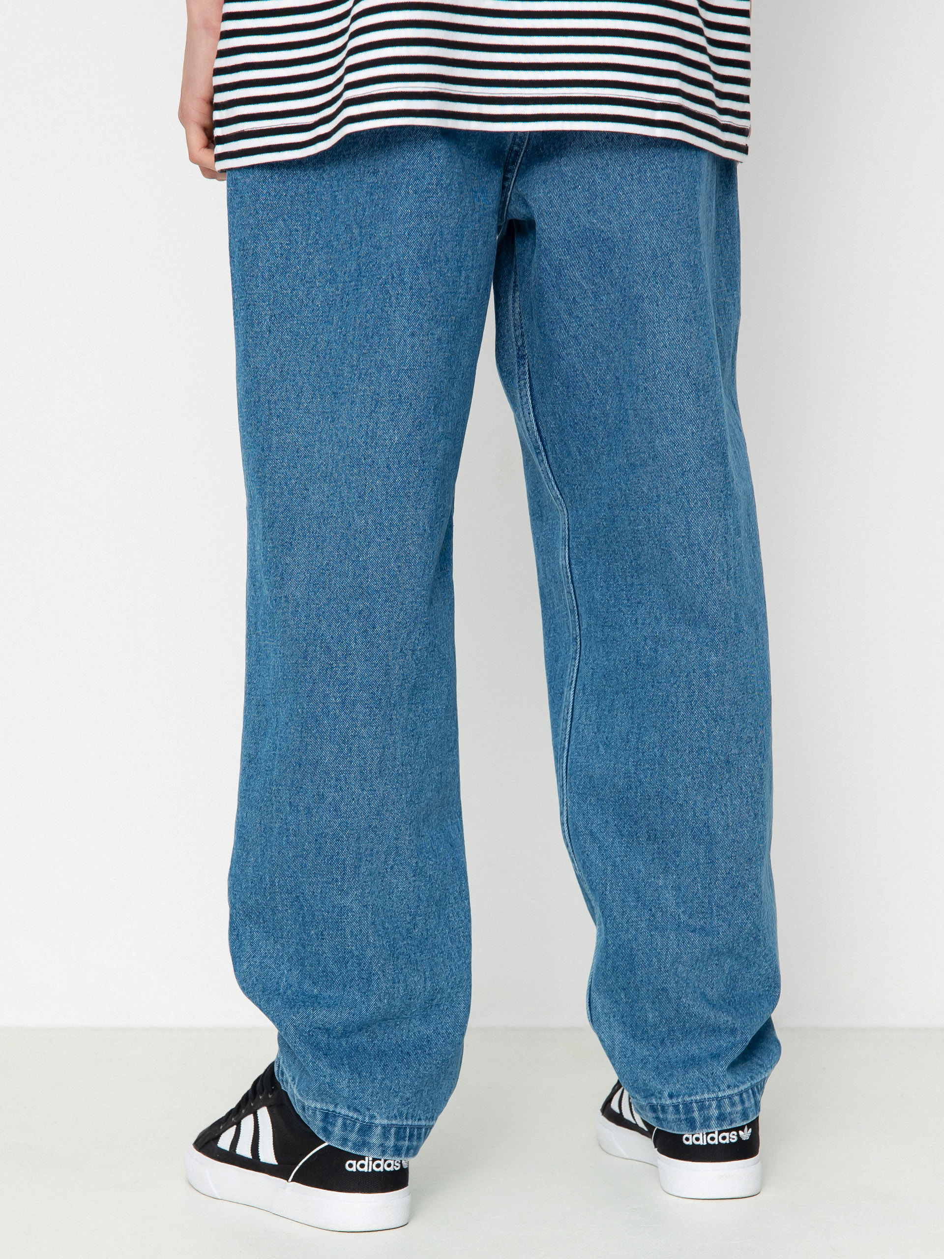 OBEY Fubar Pleated Denim Pants (light indigo)