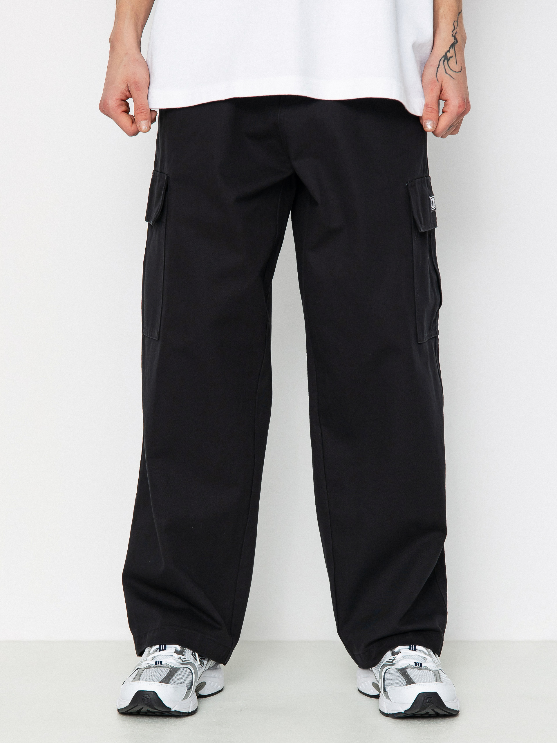 OBEY Bigwig Baggy Twill Cargo Hose (black)