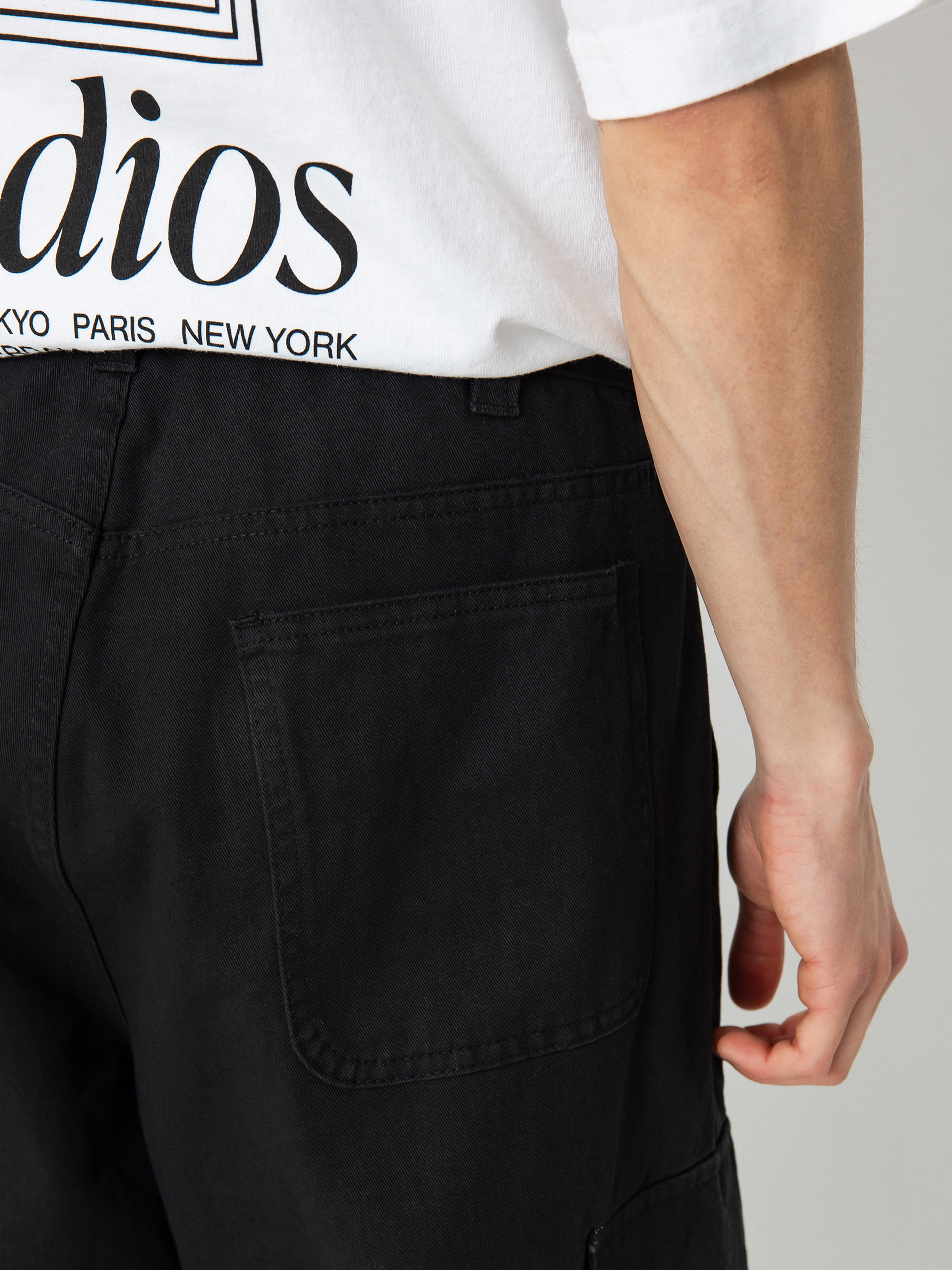 OBEY Bigwig Baggy Twill Cargo Pants (black)