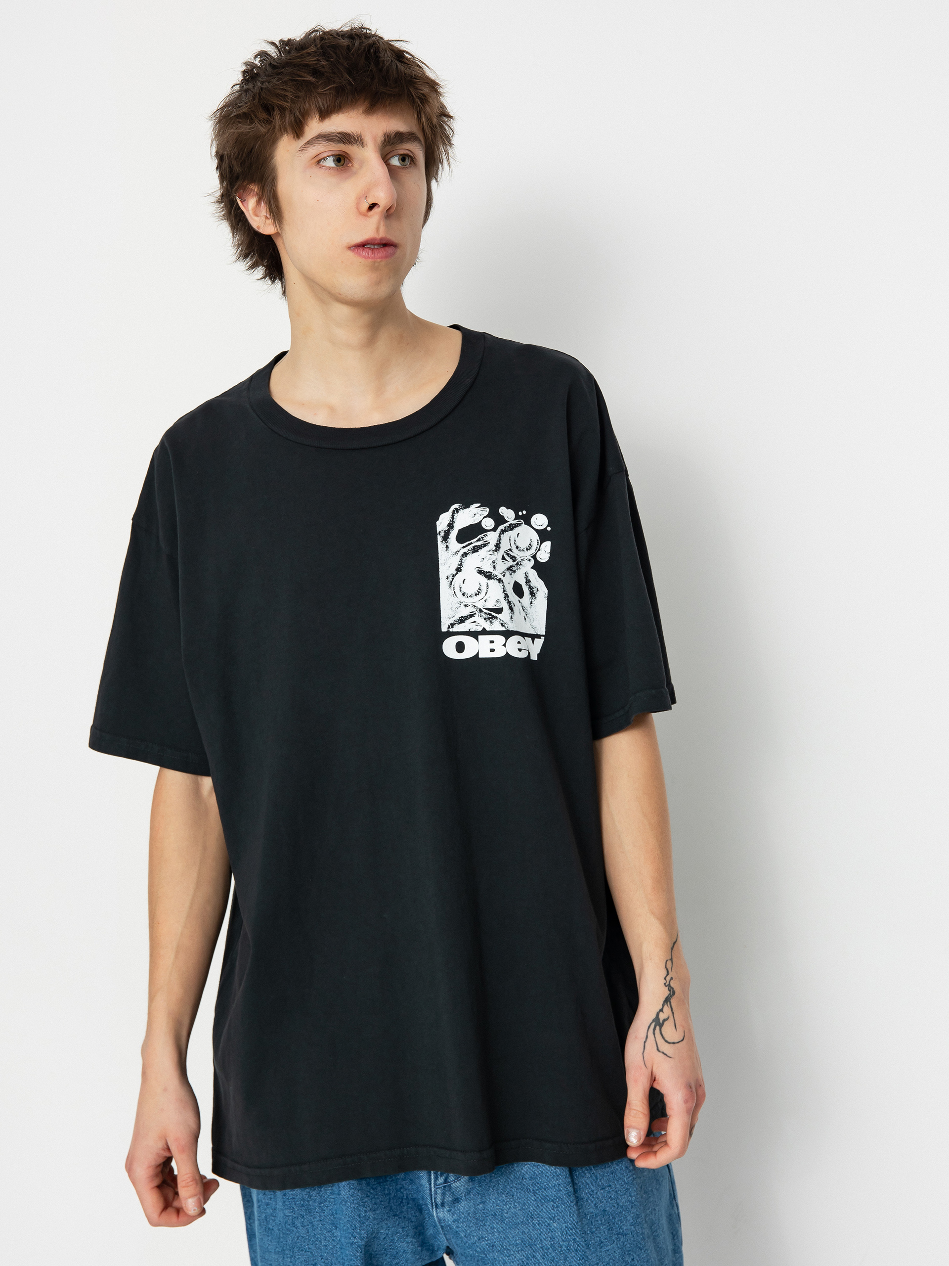 OBEY T-Shirt Eyes In My Head (pigment vintage black)