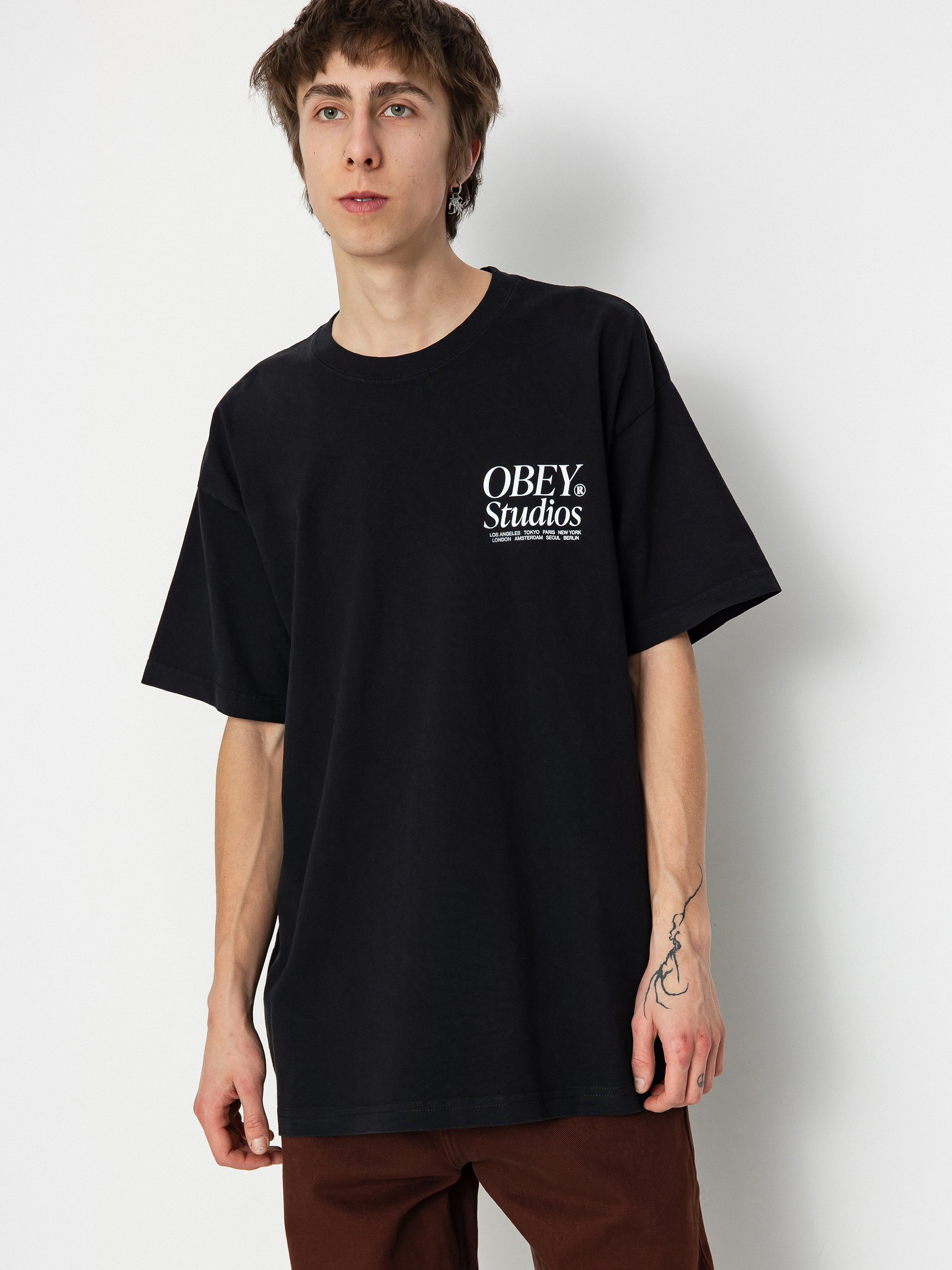 OBEY T-Shirt Studios Icon (jet black)