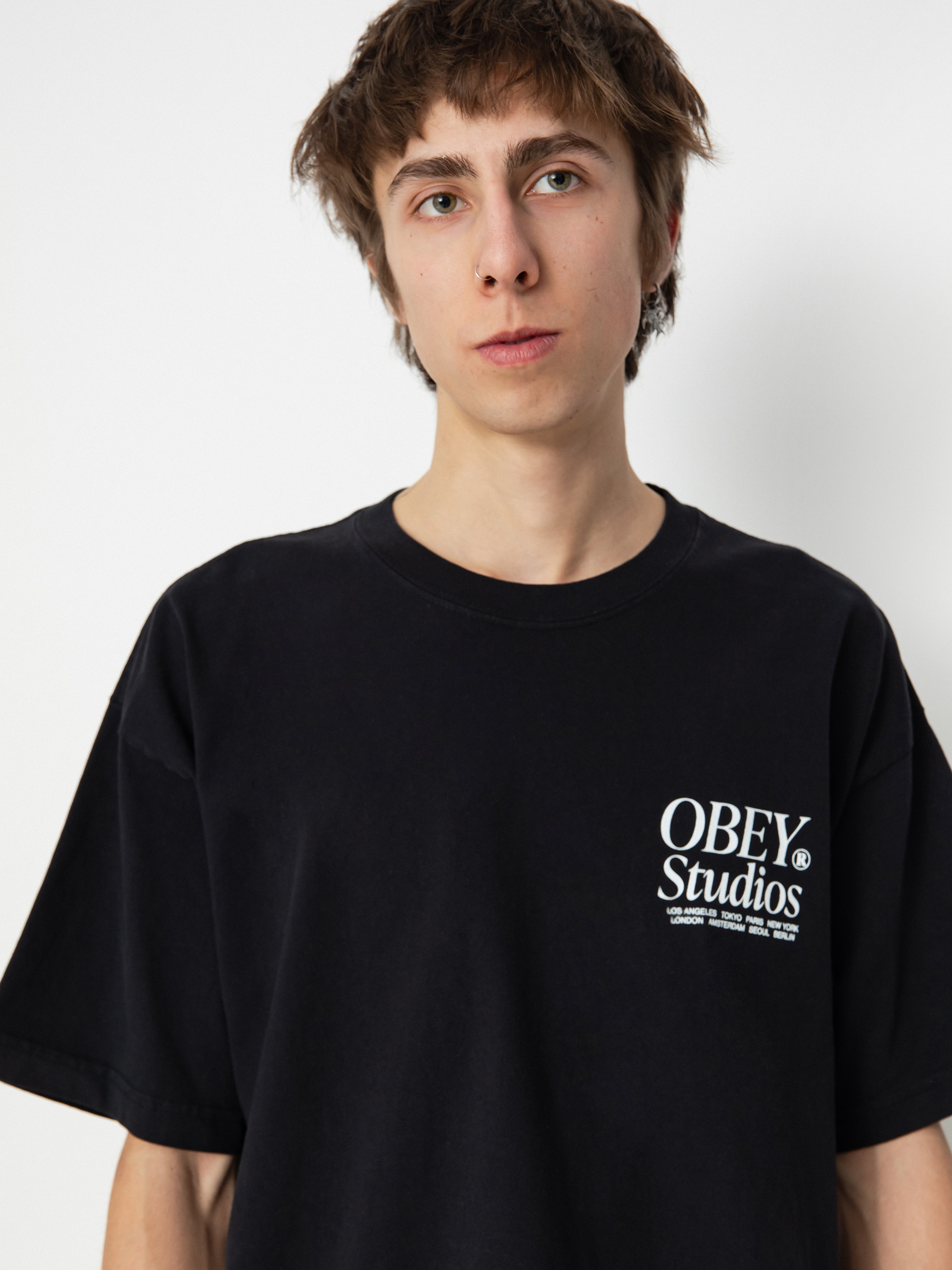 OBEY T-Shirt Studios Icon (jet black)