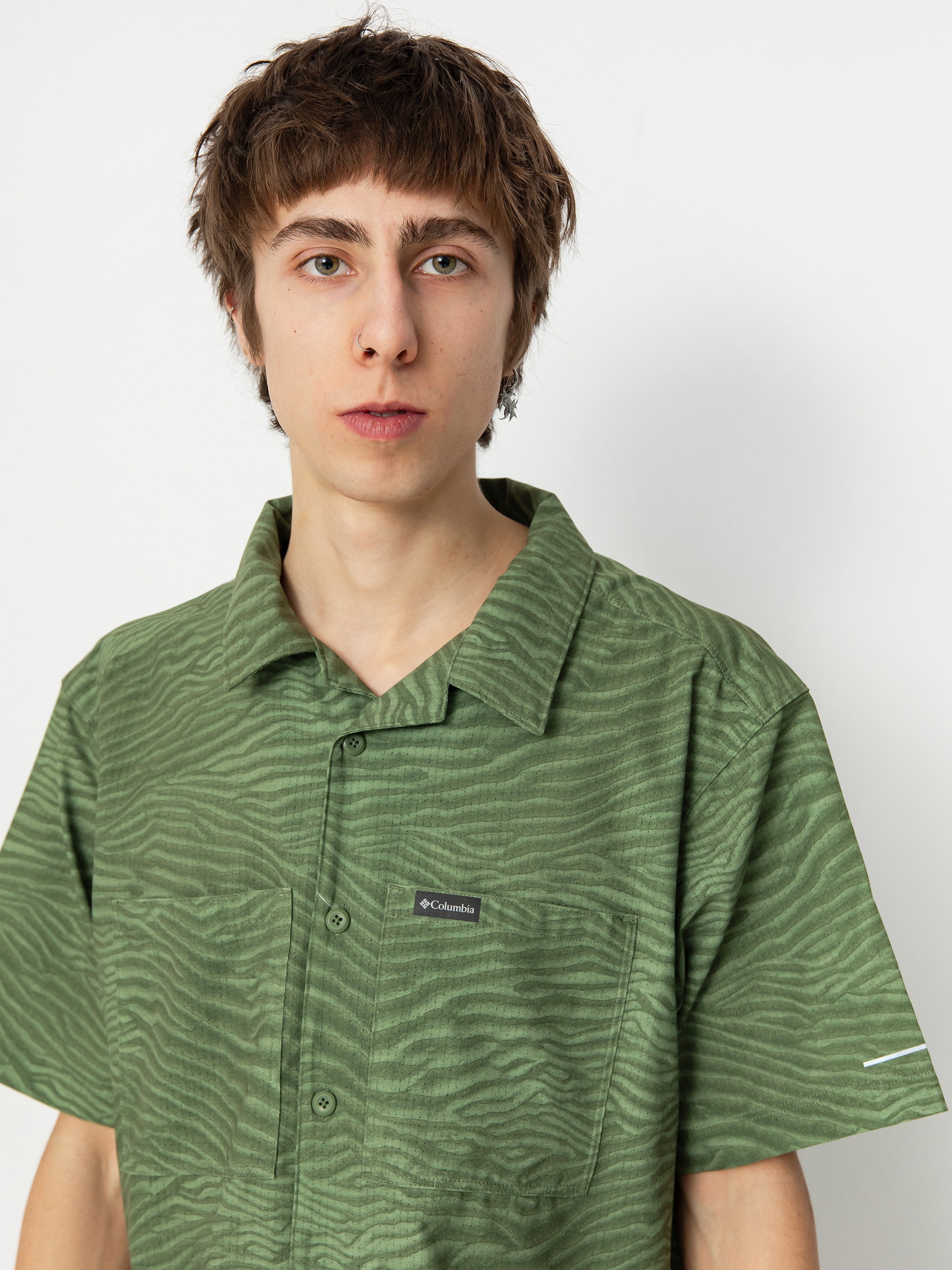 Columbia Shirt Black Mesa Lw (canteen variegated)