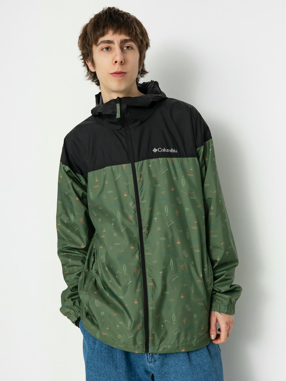 Columbia Jacke Flash Challenger (canteen explorer multi print)