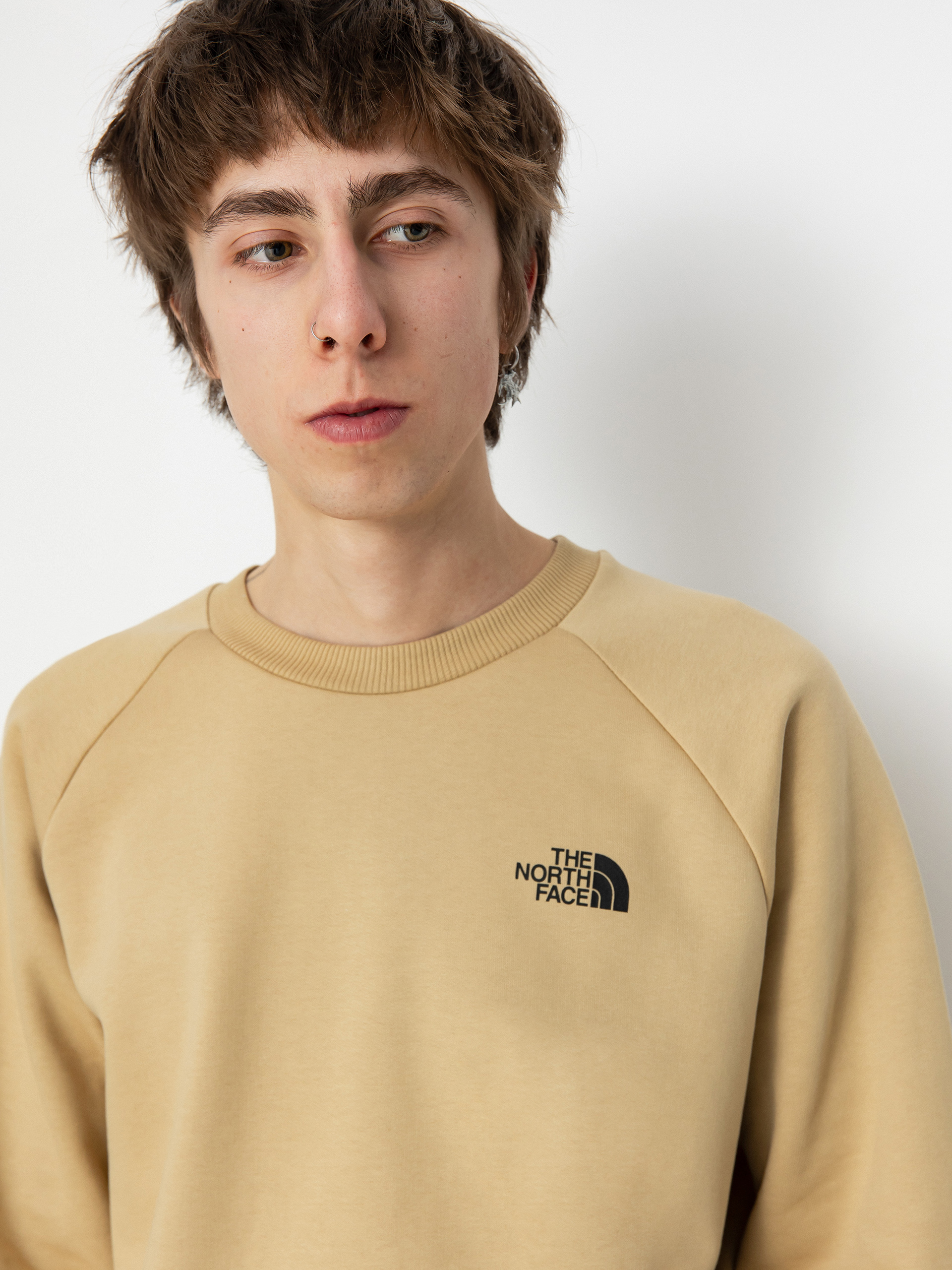 north face raglan redbox sweatshirt