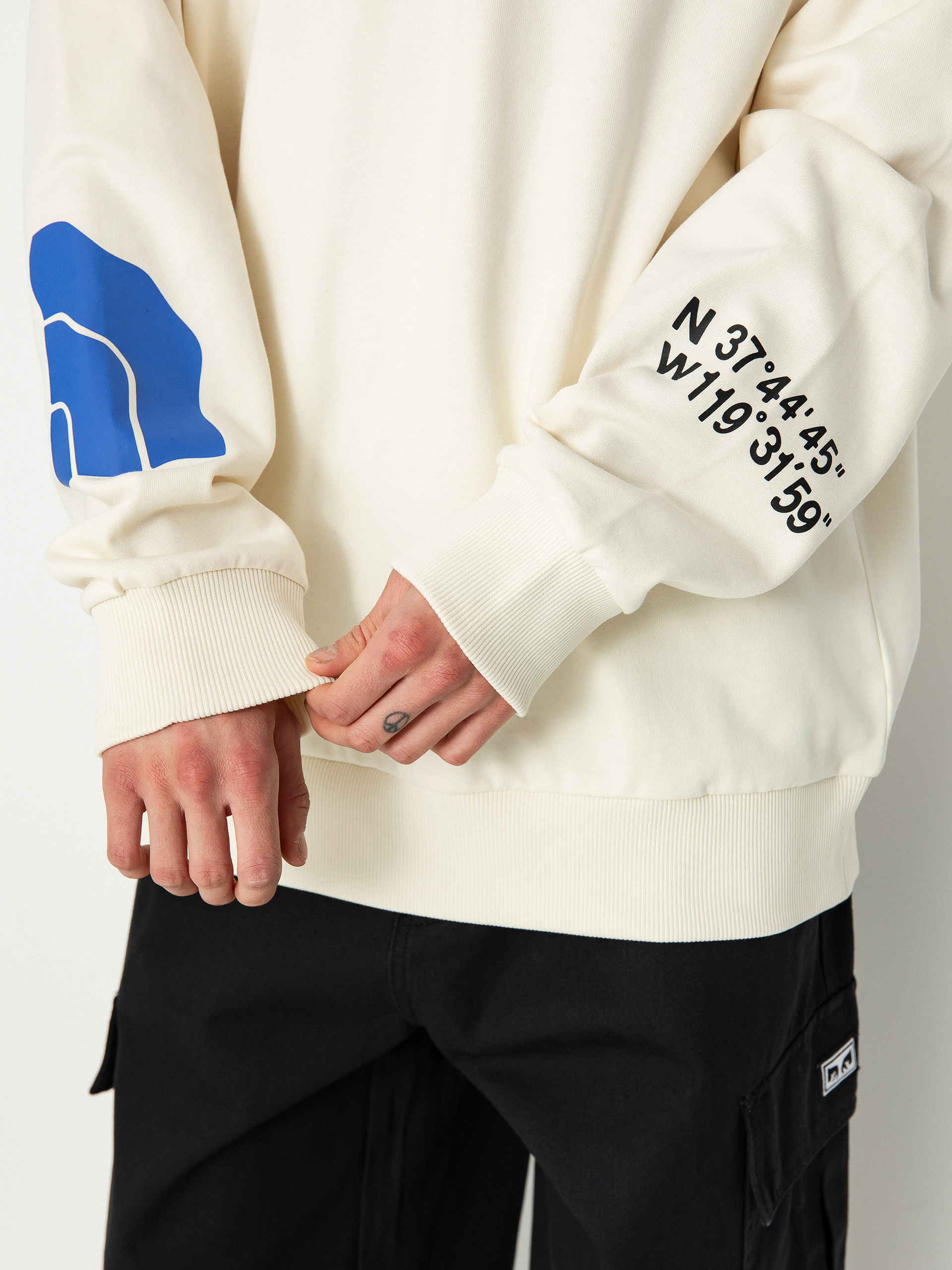 The North Face Nse Graphic Crew Sweatshirt (white dune)