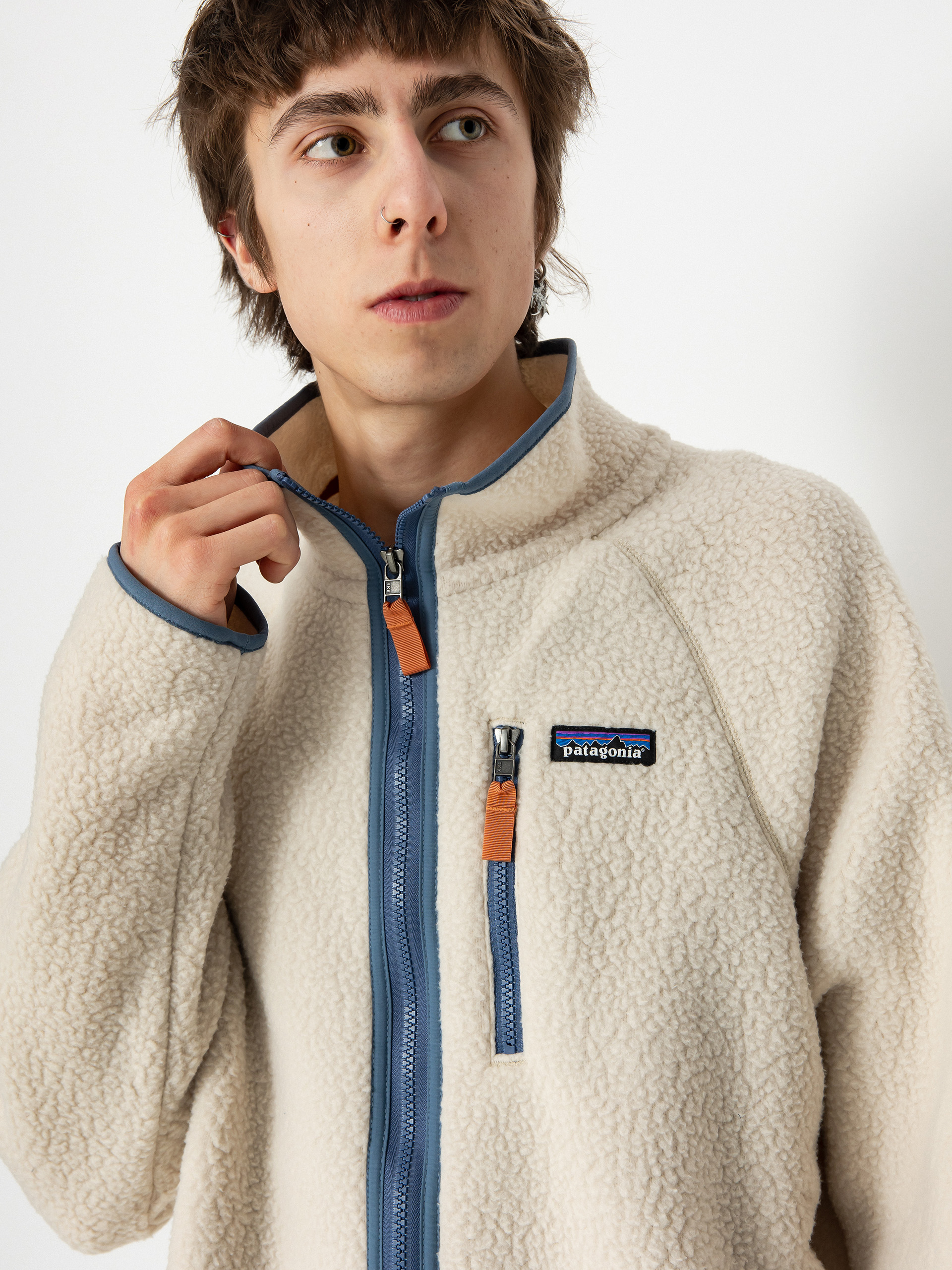 Patagonia Retro Pile Jacke (dark natural utility blue)