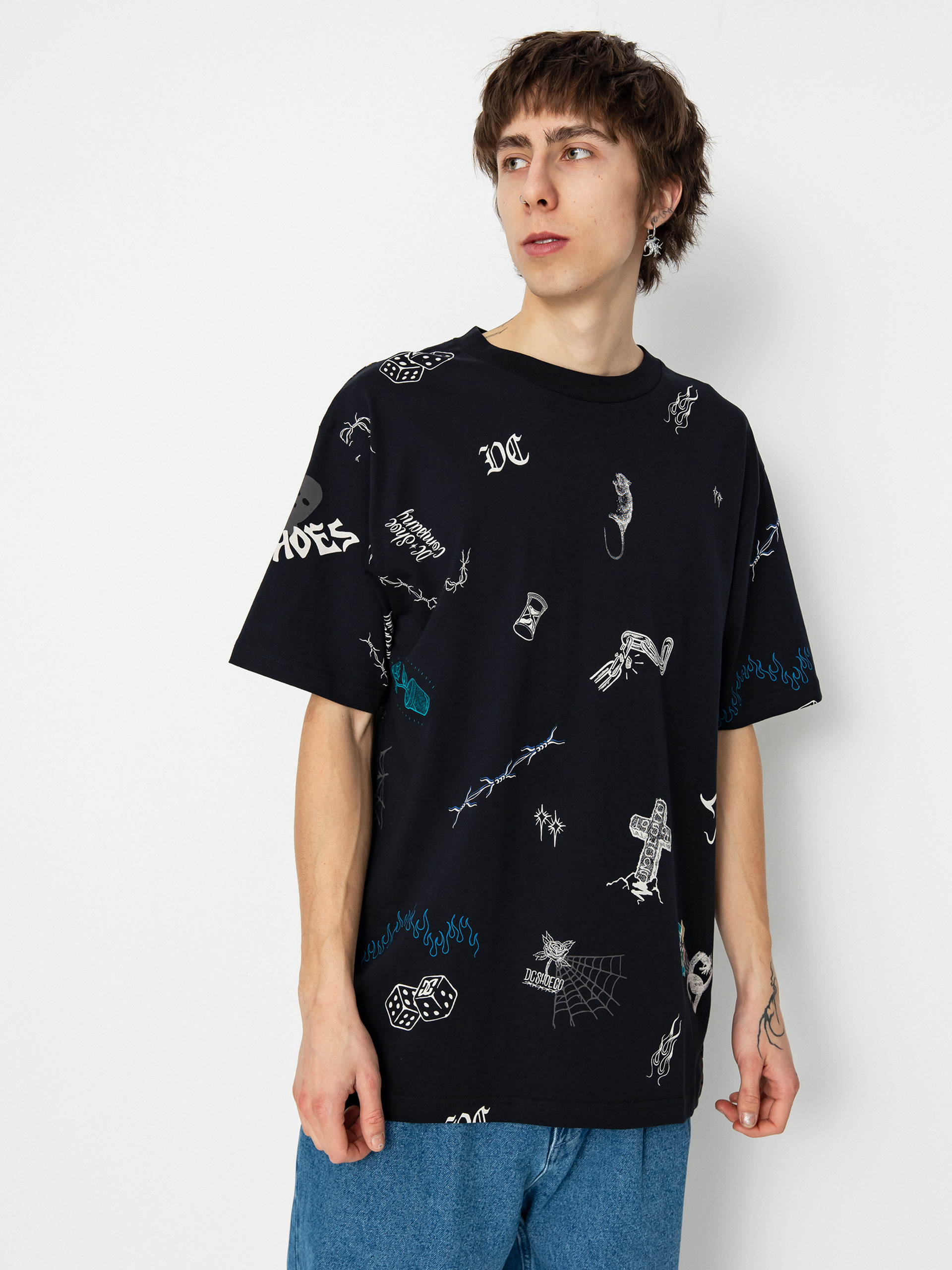 DC Scribble T-Shirt (black scribble)