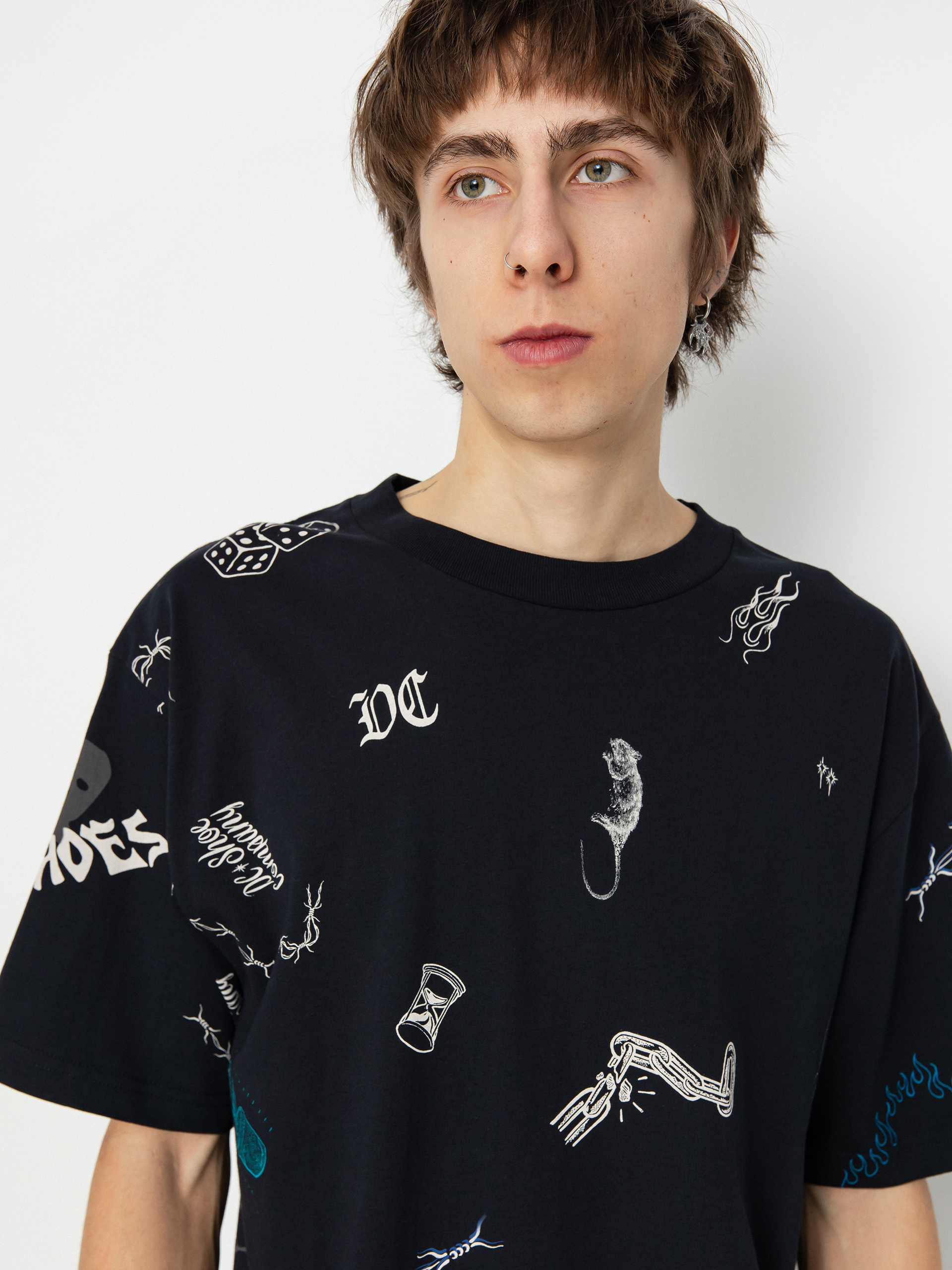 DC Scribble T-Shirt (black scribble)